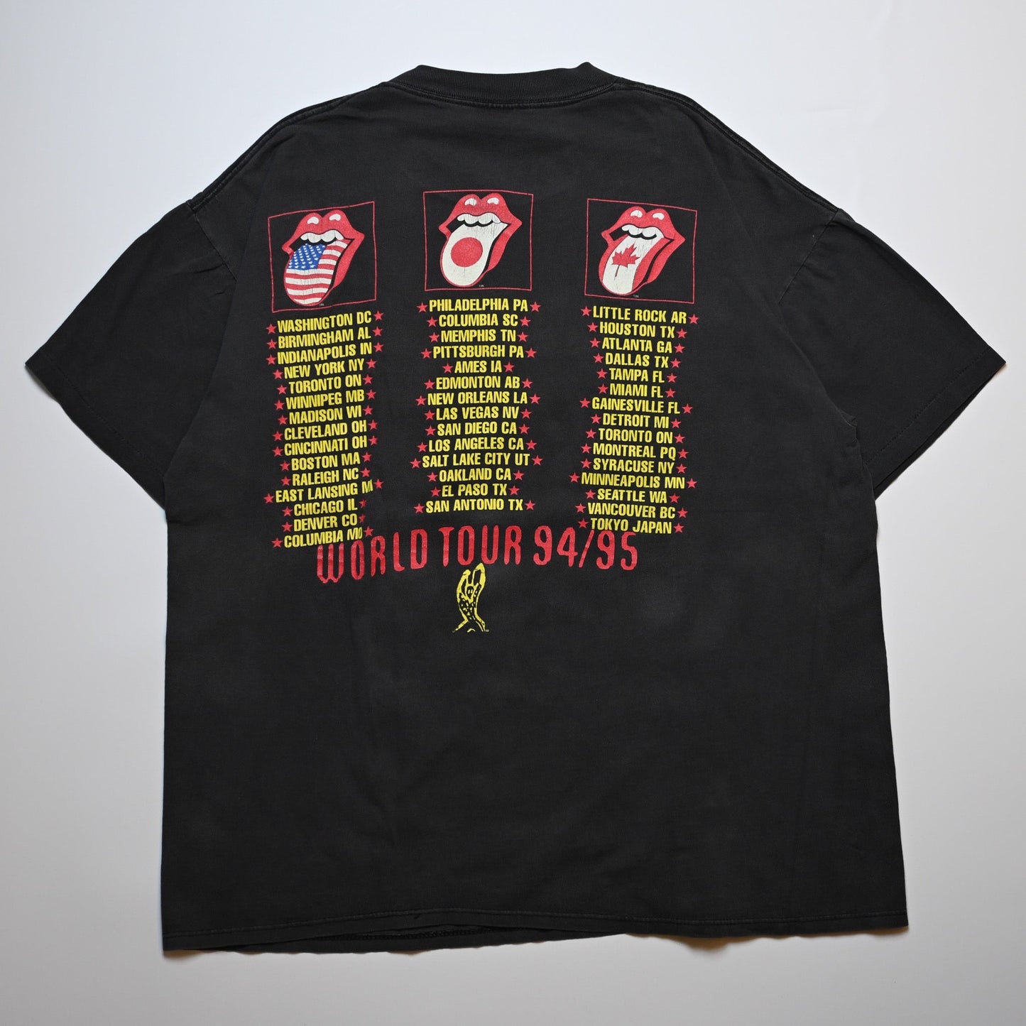 ROLLING STONES VOODOO LOUNGE NORTH AMERICAN TOUR BROCKUM XL FADE (b_1220)