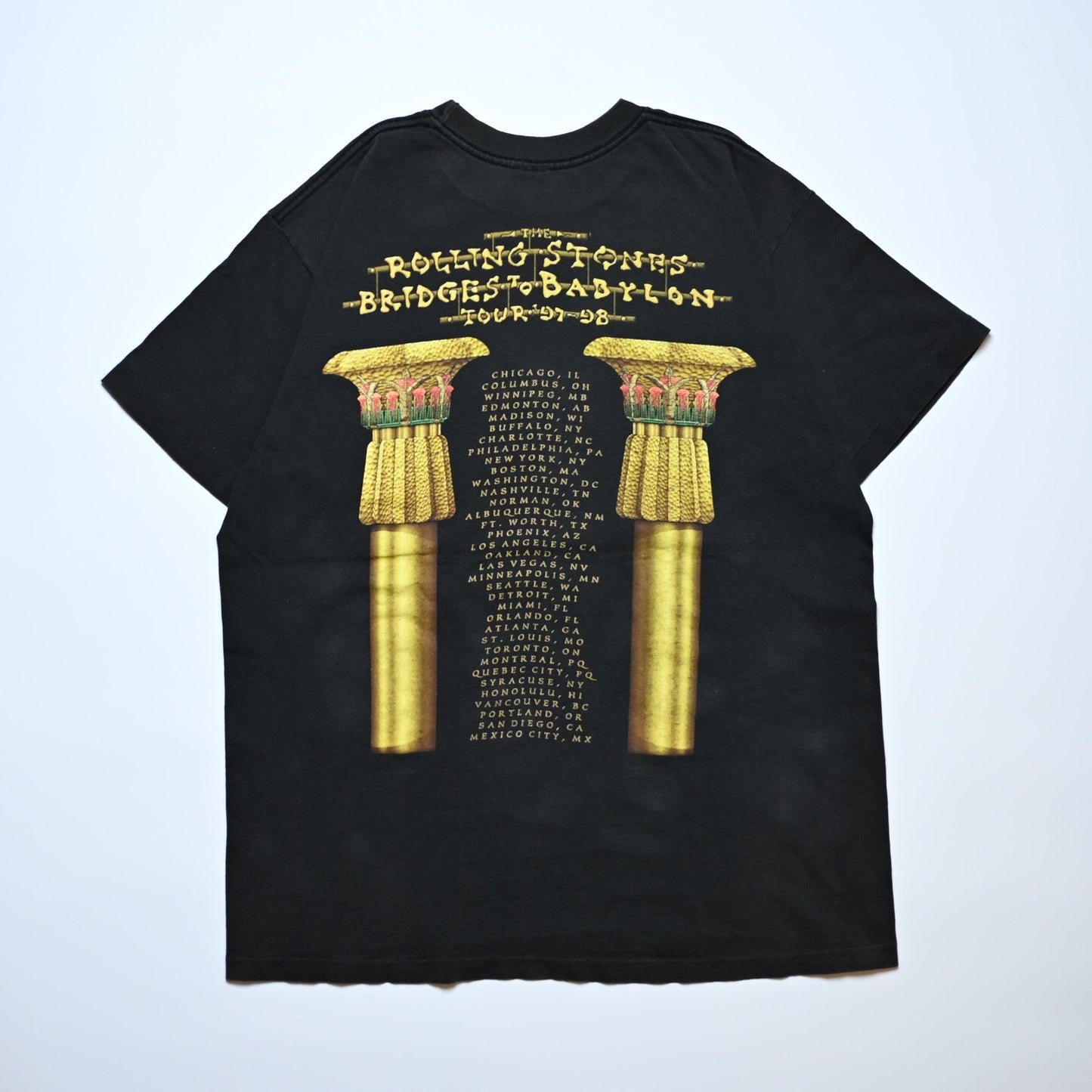 ROLLING STONES 1997 BRIDGES TO BABYLON WORLD PREMIERE anvil LARGE (g_1116)