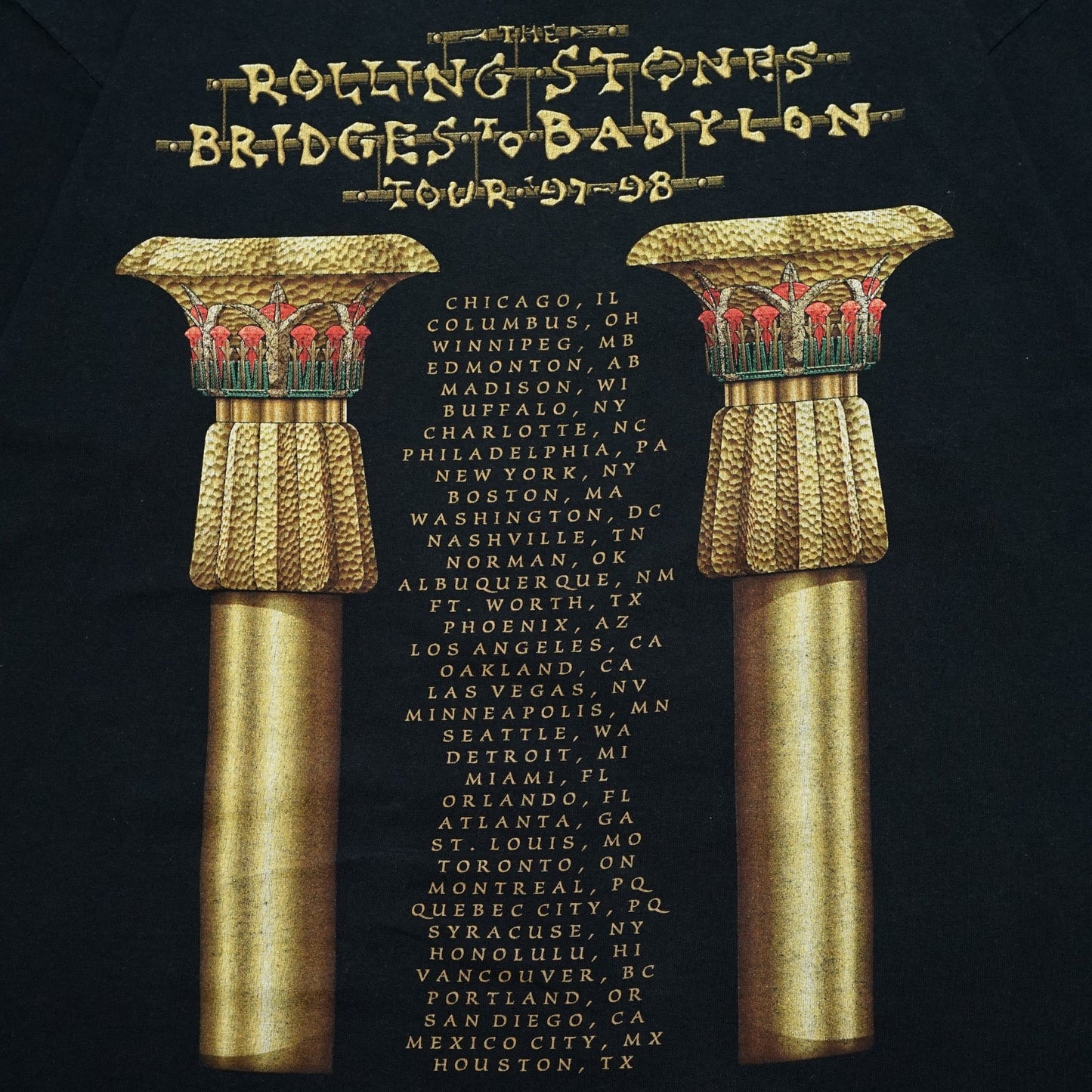ROLLING STONES 1997 BRIDGES TO BABYLON WORLD PREMIERE anvil LARGE(b_002)