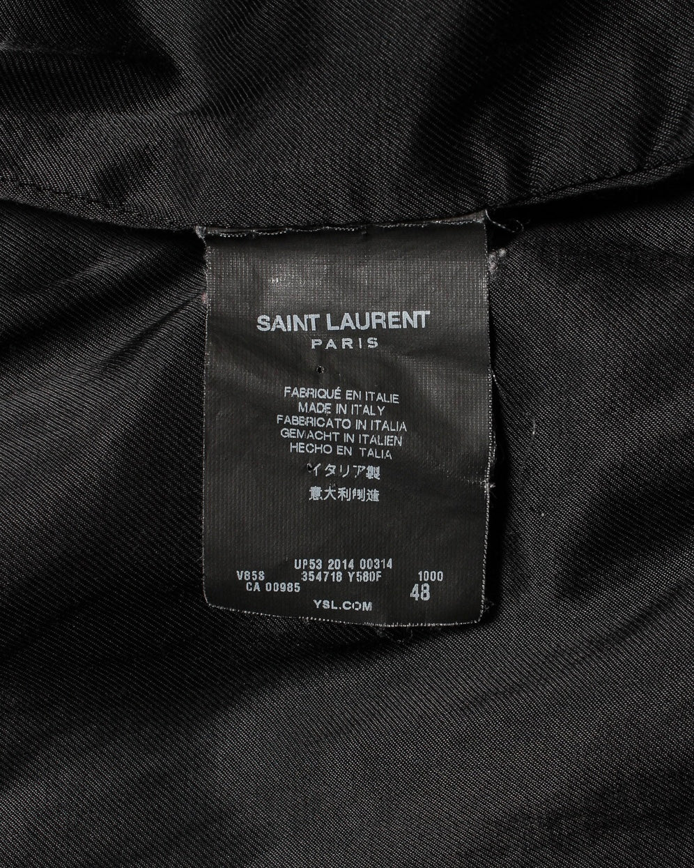 SAINT LAURENT Teddy Jacket 48