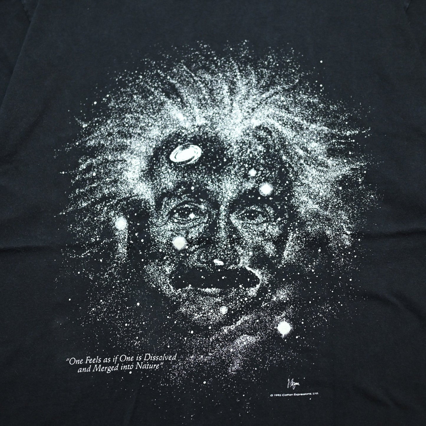 ALBERT EINSTEIN FACE TEE Cotton Expressions LARGE (b_1109)