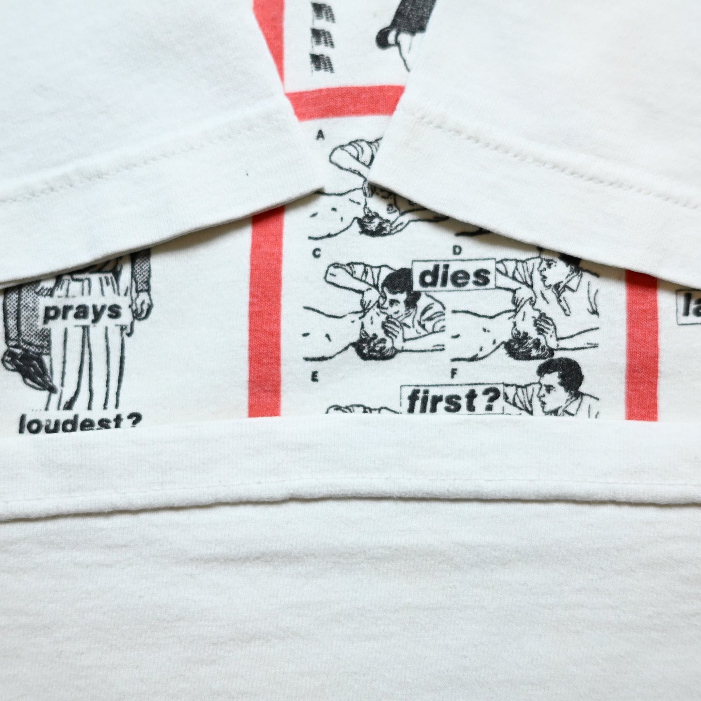 RAGE AGAINST THE MACHINE BURBARA KRUGER WHITE GIANT L-XL (p_1102)