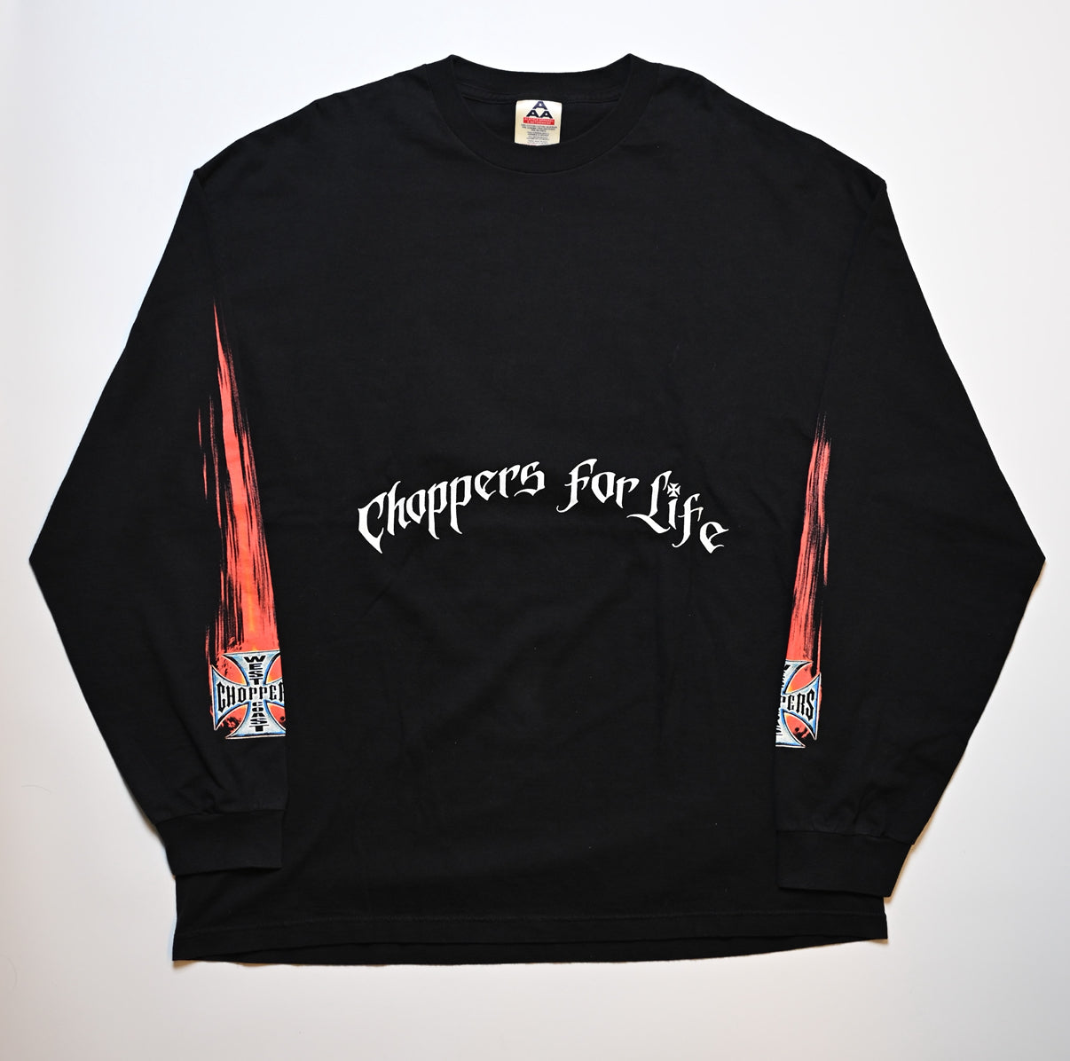 WEST COAST CHOPPERS SKULL FIRE FLAME SPECTRUM CFL LS XXL (b_1210)