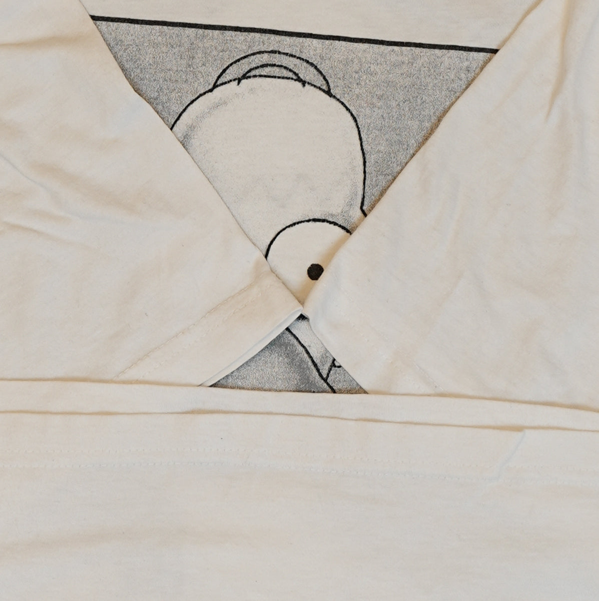 THE SIMPSONS CK PARODY HOMER WHITE XL (b_0618)