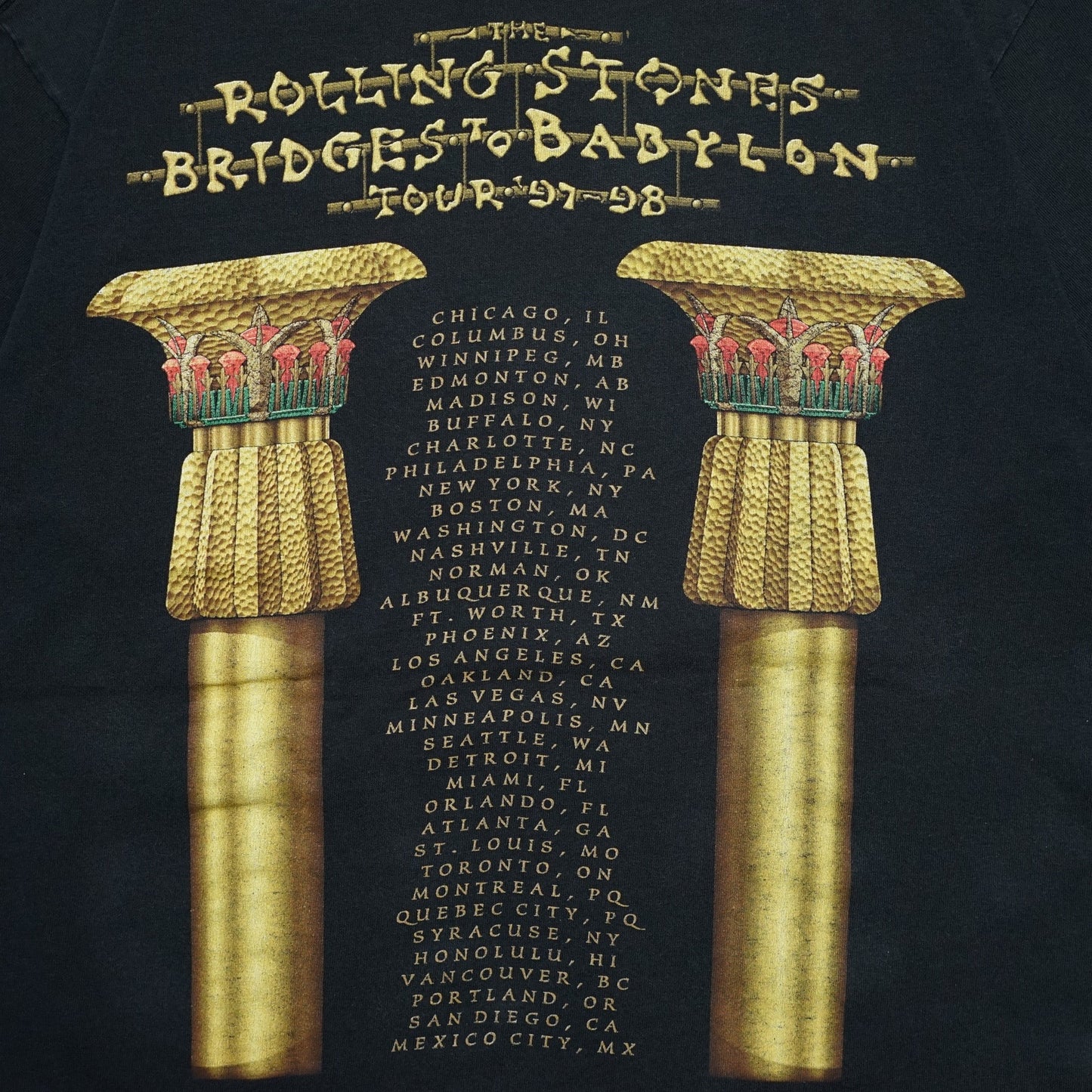 ROLLING STONES 1997 BRIDGES TO BABYLON WORLD PREMIERE anvil LARGE (g_1116)