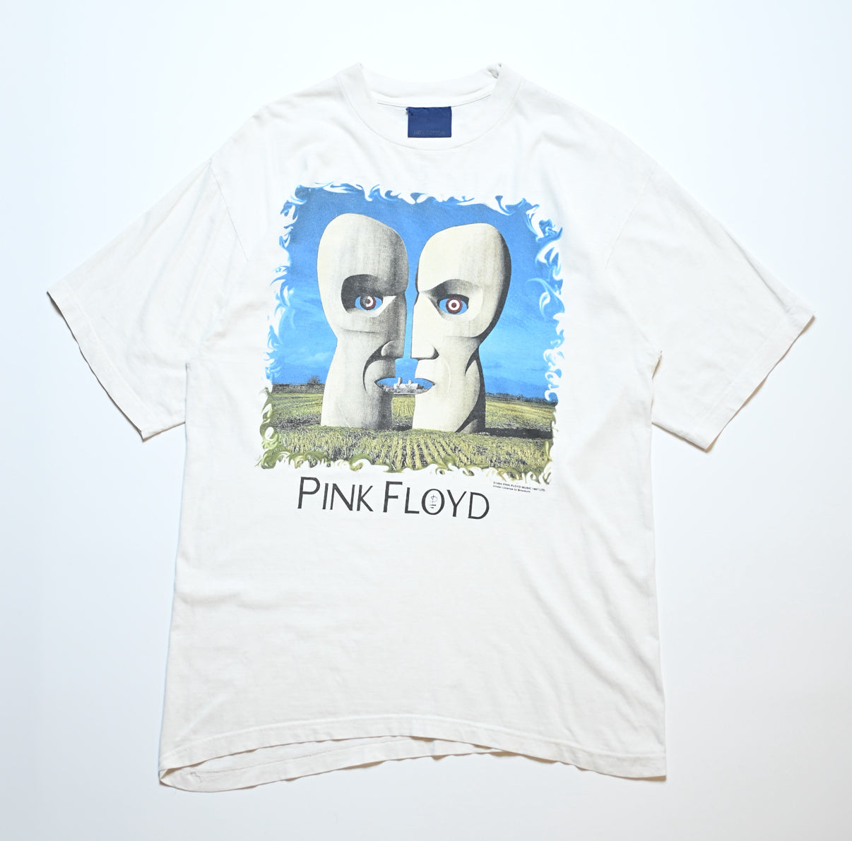 PINK FLOYD DIVITION BELL EUROPEAN TOUR 1994 WHITE BROCKUM XL (o_1006)