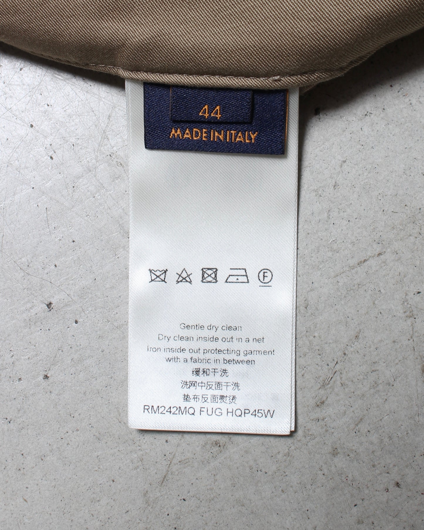 Louis Vuitton モノグラム フロックコットンワークパンツ 44