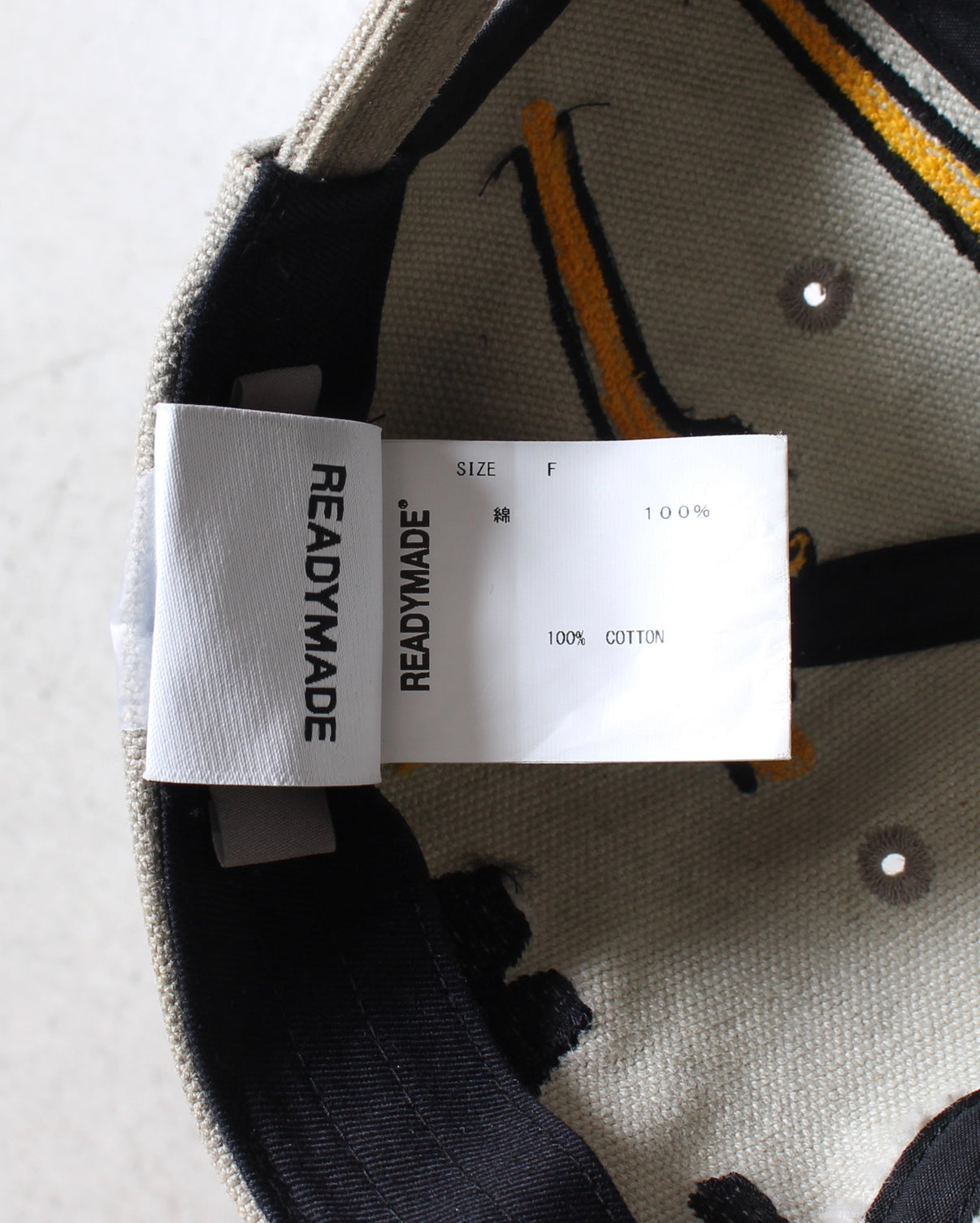 READYMADE HANDMADE BASEBALL CAP