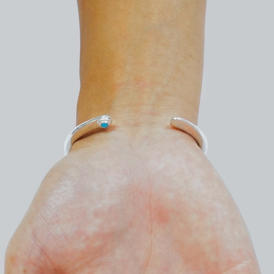 Silver Oval Bangle【受注期間】2/14(土)12:00〜2/20(金)23:59