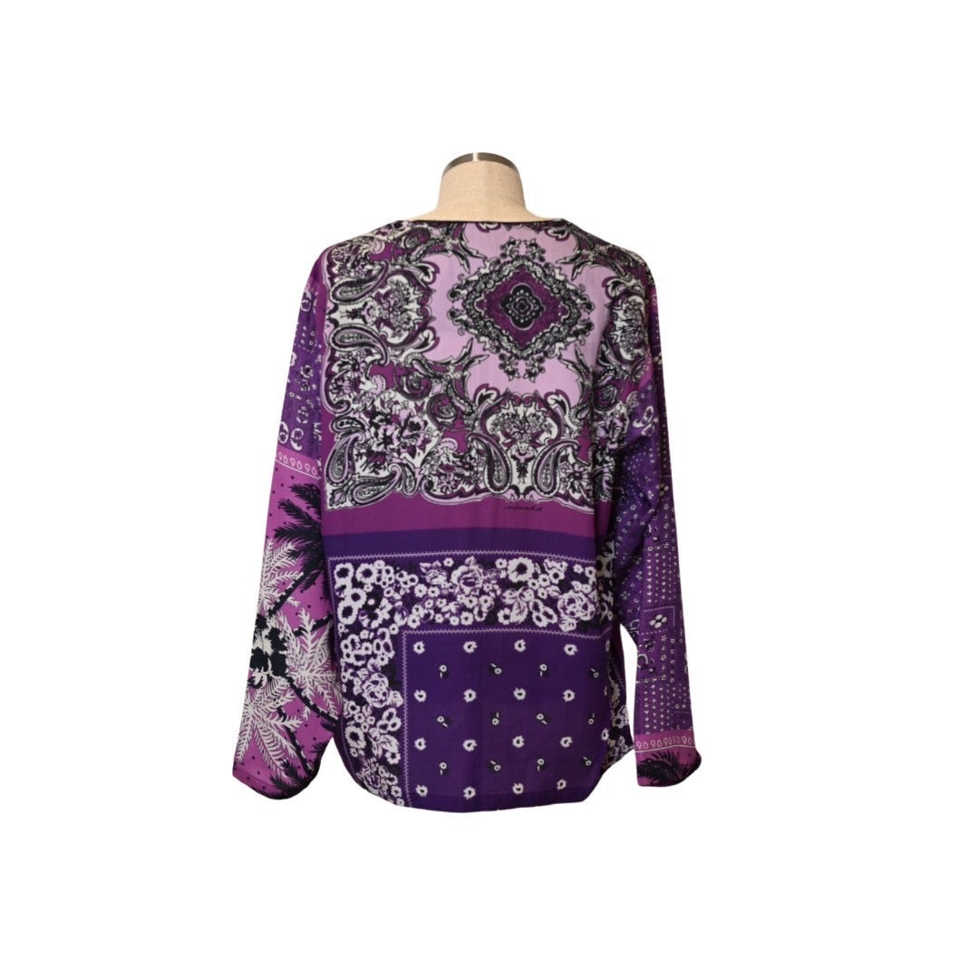 Needles Shirt - Purple Shirt - Size M