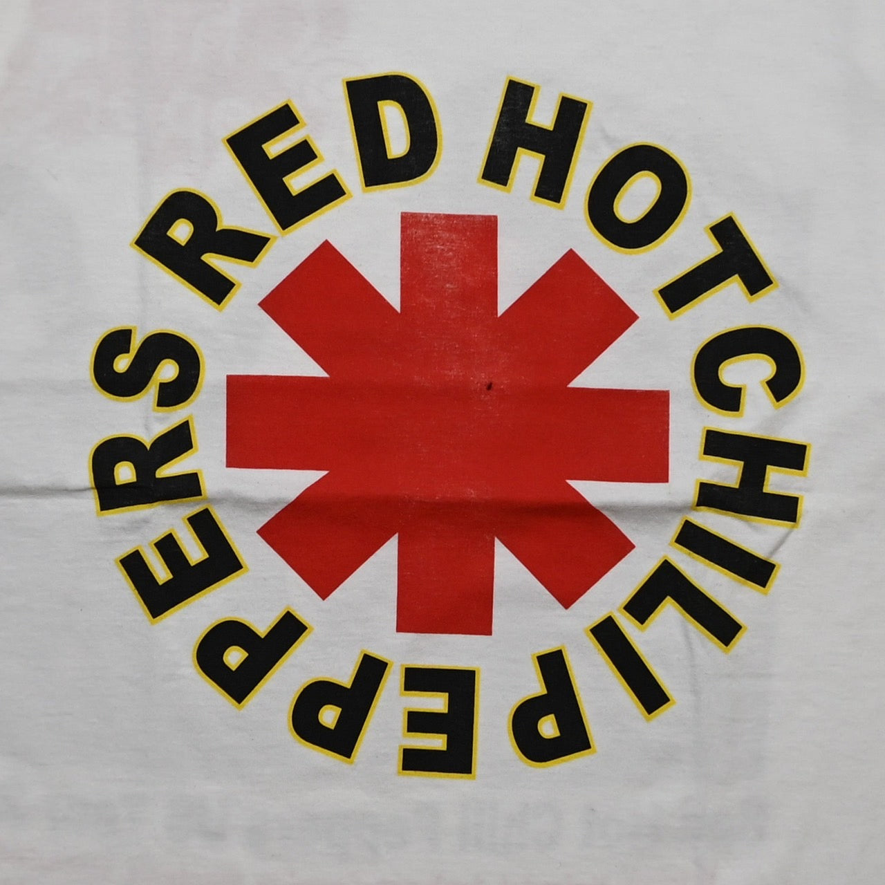 RED HOT CHILI PEPPERS WHITE 2003 US Tour Double Sided FOTL LARGE (k_1005)