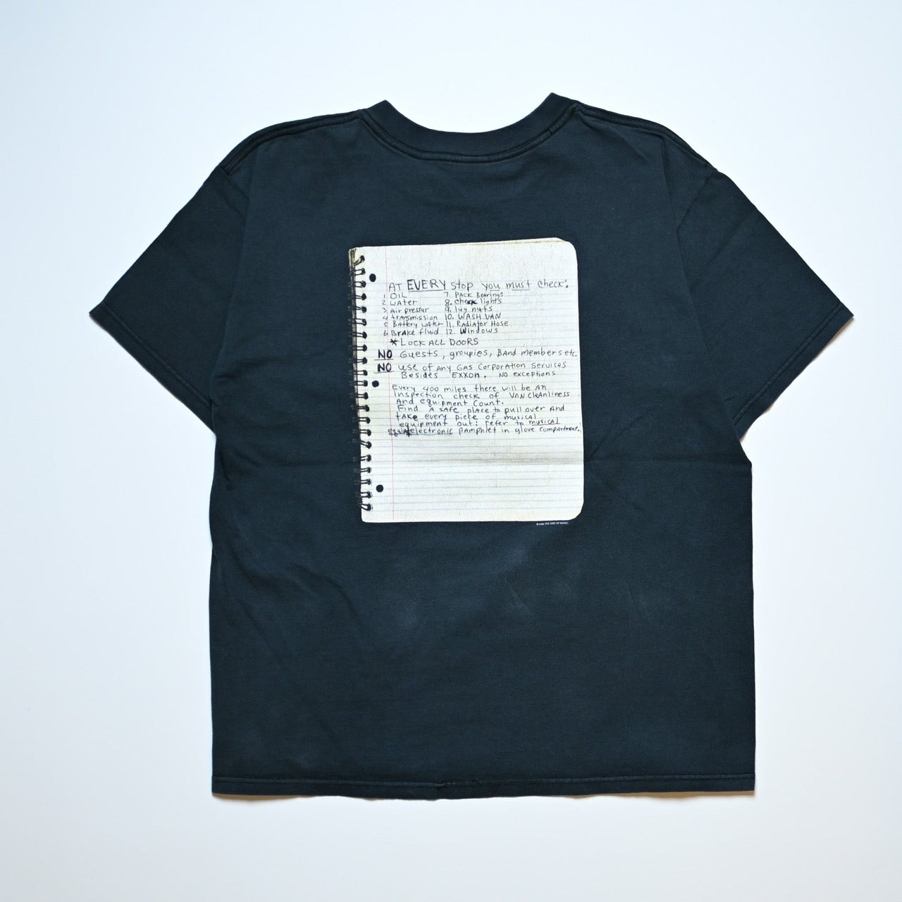 NIRVANA NOTE DOUBLE SIDE THE END OF MUSIC ANVIL LARGE (k_0603)