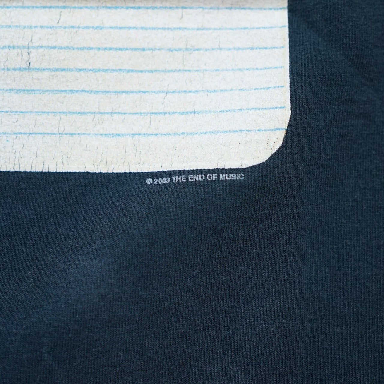 NIRVANA NOTE DOUBLE SIDE THE END OF MUSIC ANVIL LARGE (k_0603)