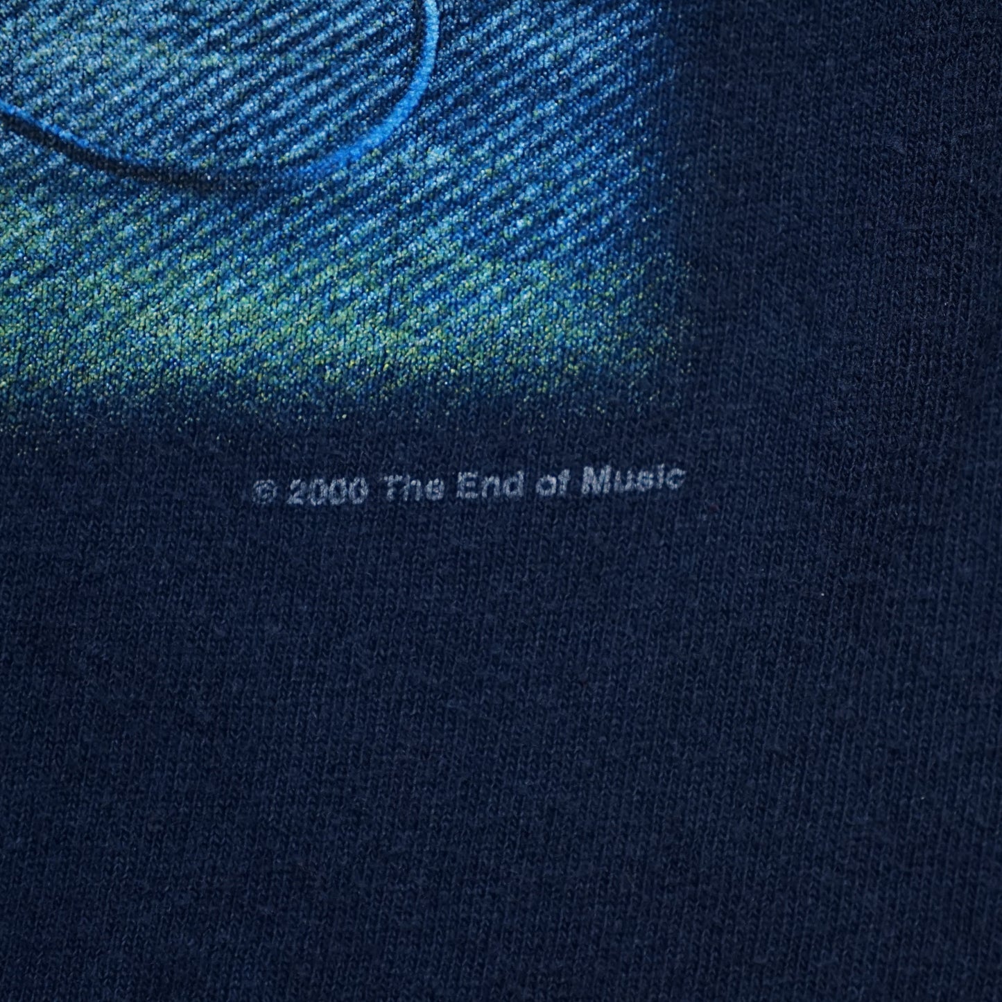 NIRVANA KURT COBAIN 2000 NAVY ALL SPORT LARGE (g_1206)