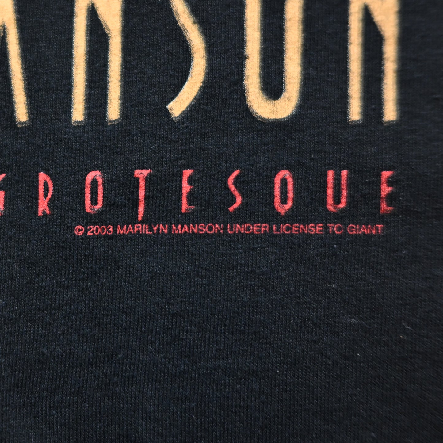 MARILYN MANSON 2003 THE GOLDEN AGE OF GROTESQUE TENNESSEE RIVER XL (o_1112)
