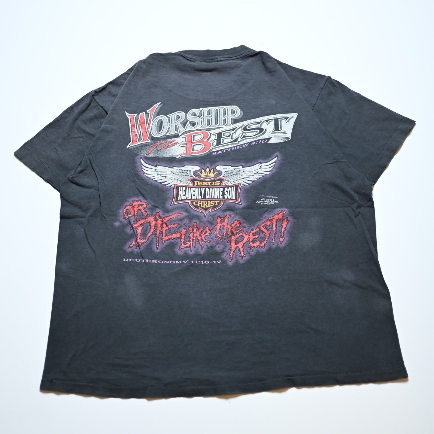 JESUS Born to Die THAT YOU MIGHT LIVE ! 1991 XL (oc_1110)