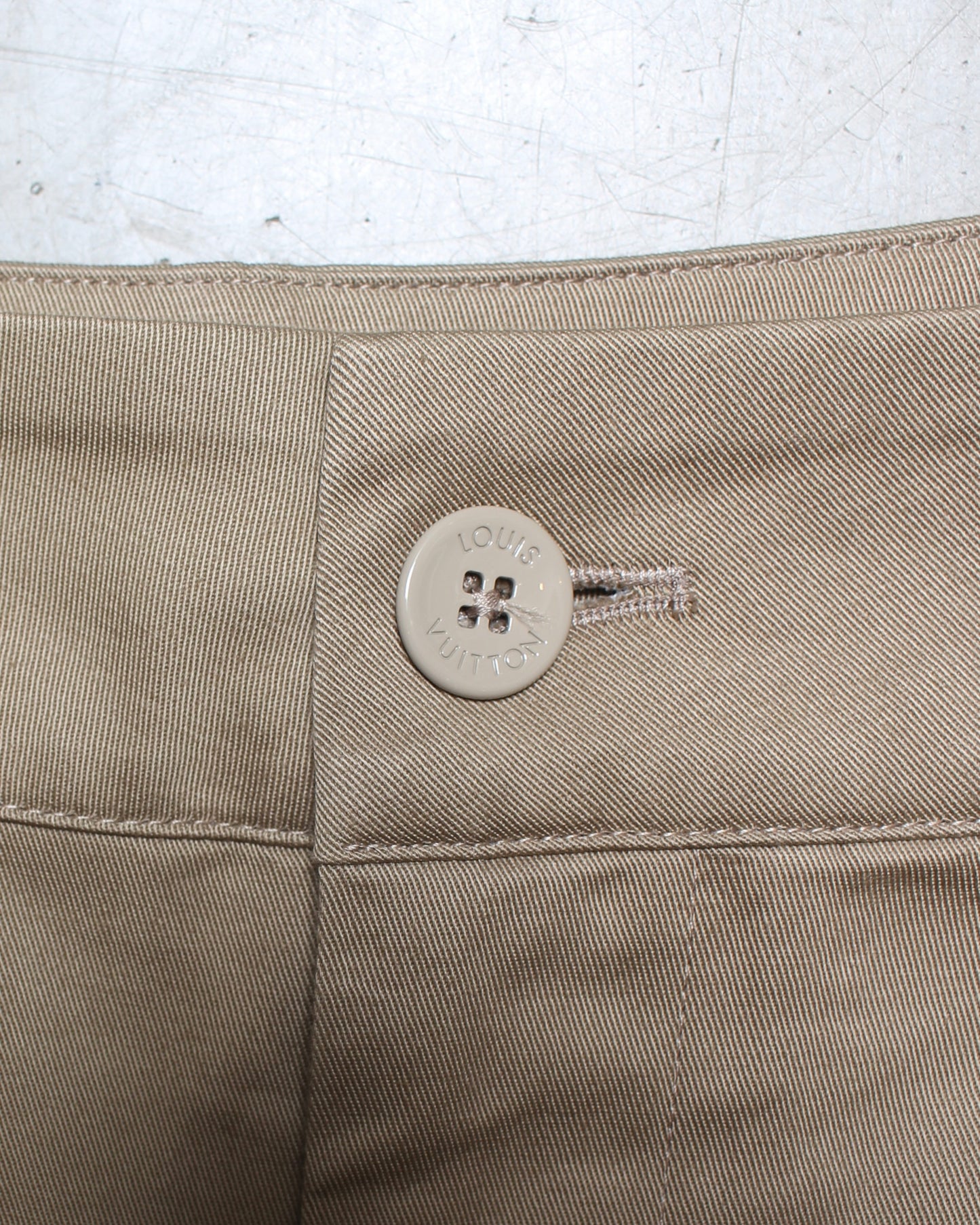 Louis Vuitton モノグラム フロックコットンワークパンツ 44
