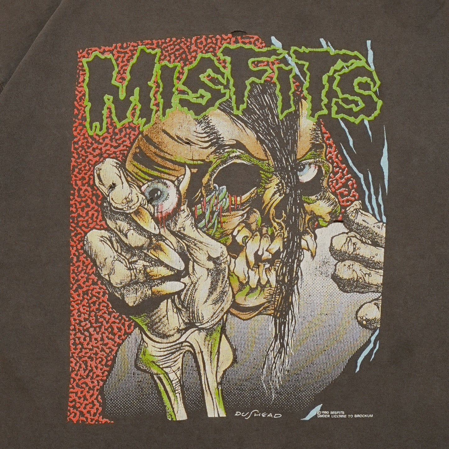 MISFITS pushead eyeball CUTTAG LARGE相当 GOOD FADE