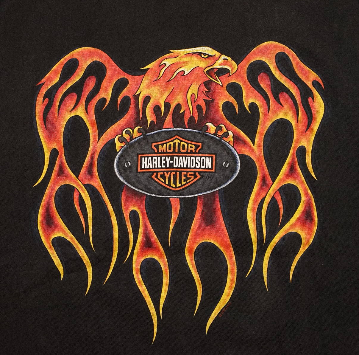 HARLEY DAVIDSON FLAME EAGLE FARIBAULI MINESOTA ORIGINAL XL (k_1216)