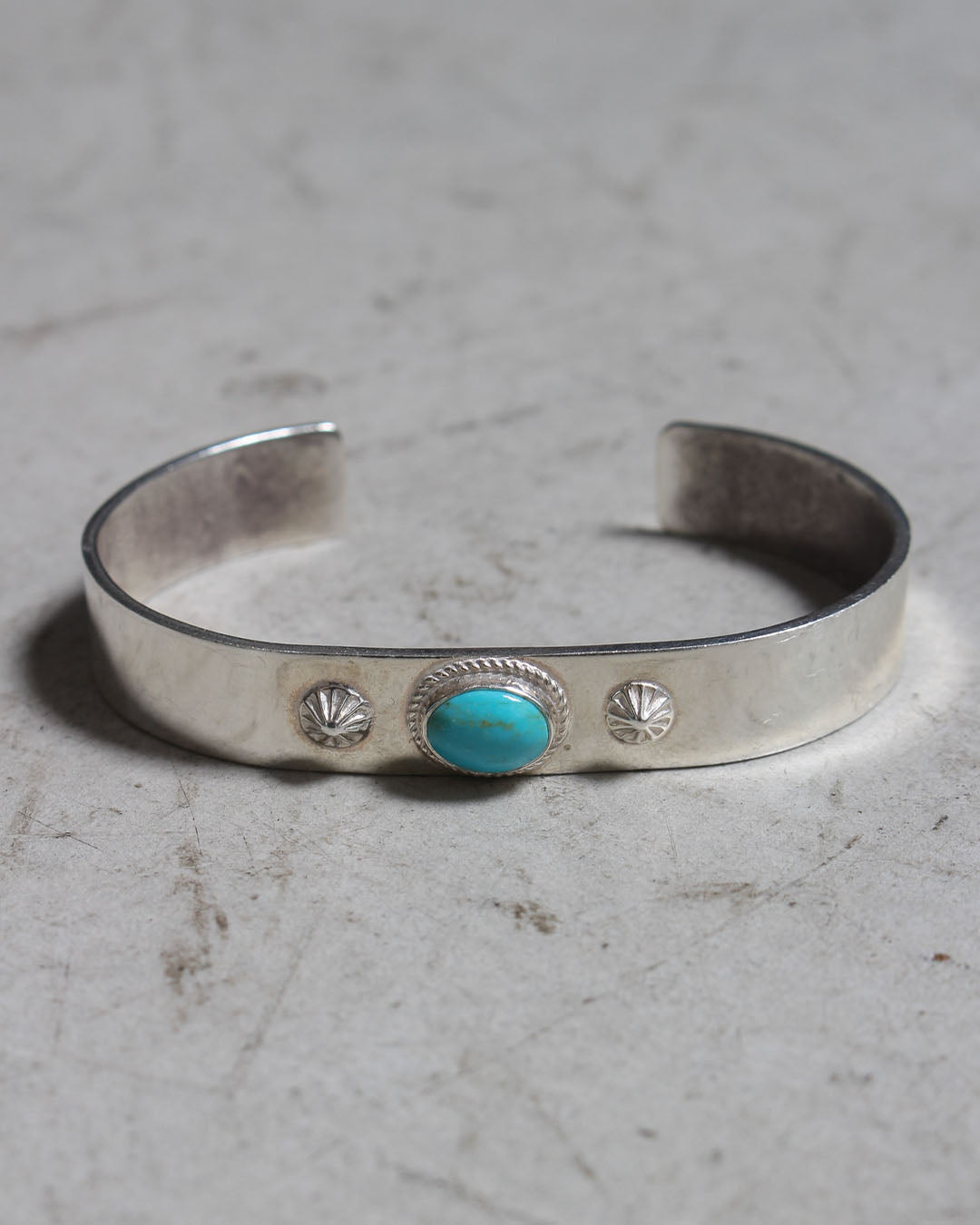 Turquoise Concho Bangle