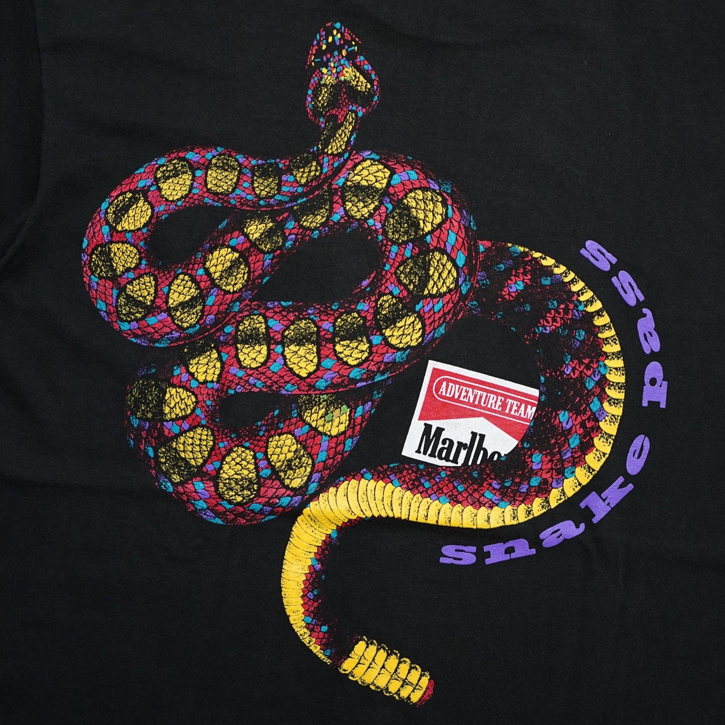 Marlboro SNAKE PASS POCKET TEE CUT TAG XL (b_035)