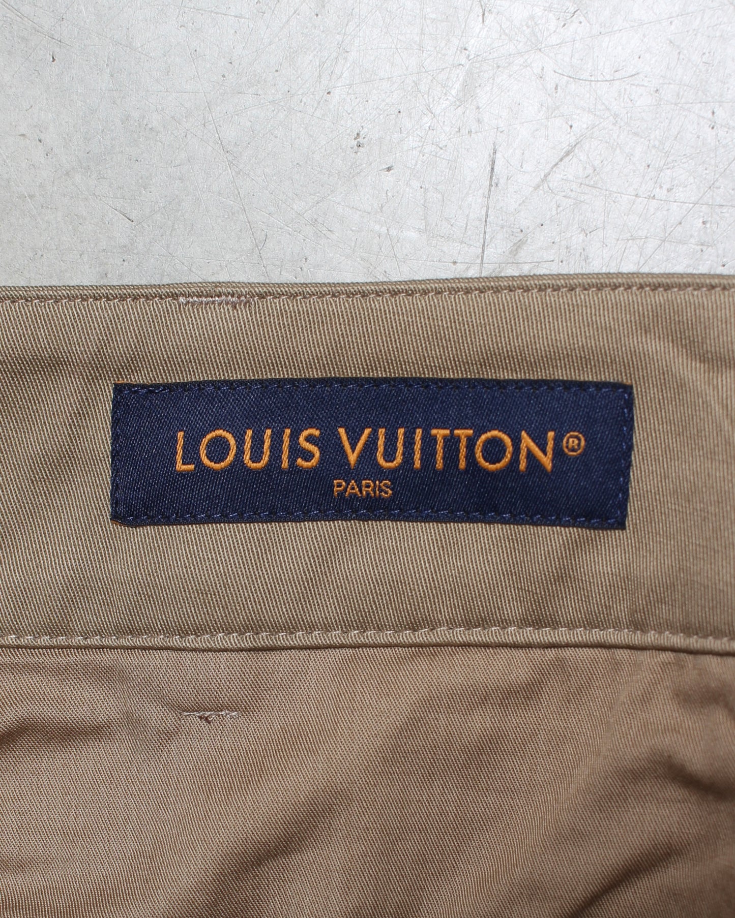 Louis Vuitton モノグラム フロックコットンワークパンツ 44