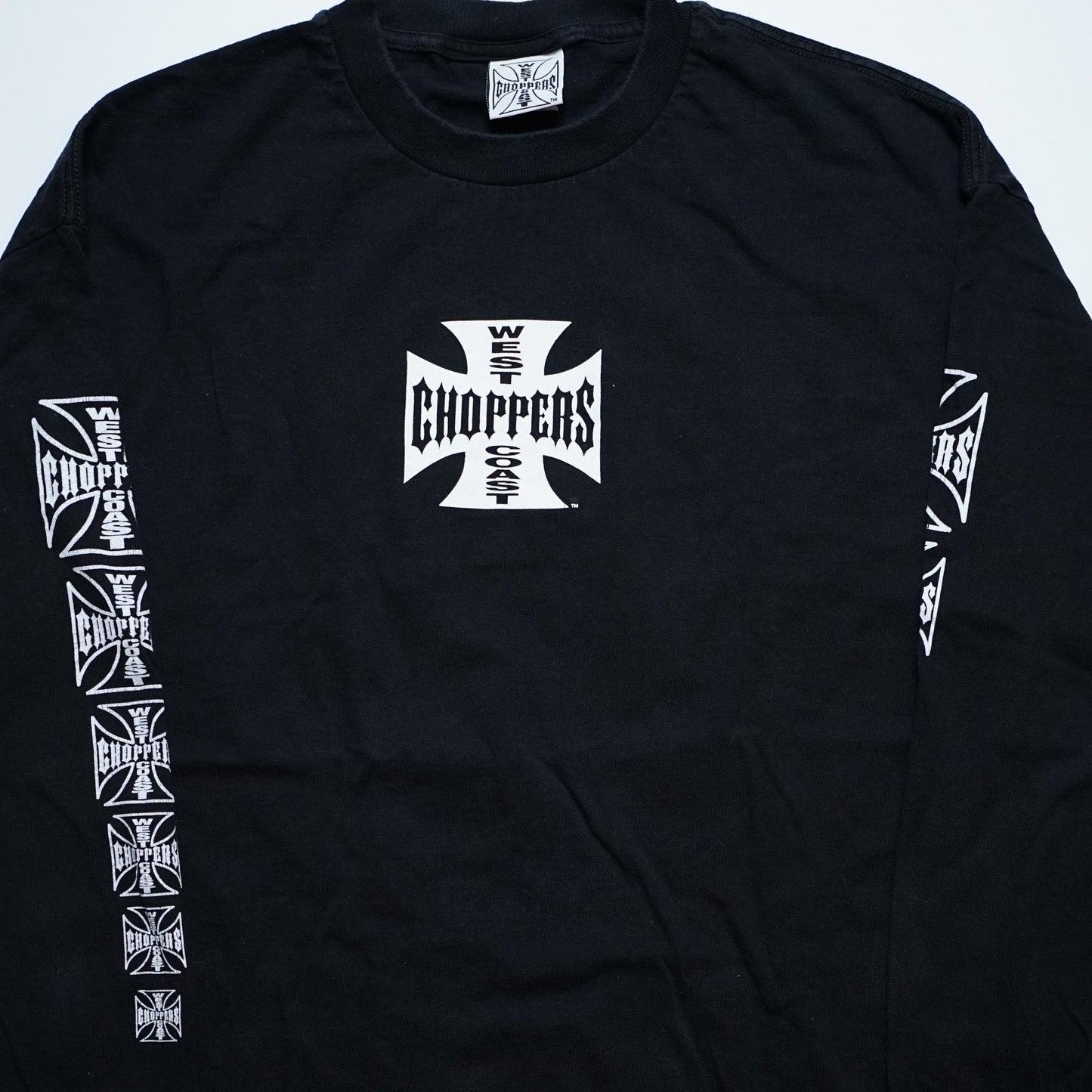 WEST COAST CHOPPERS IRON CROSS LONG BEACH, LA LS ORIGINAL XL (b_1113)