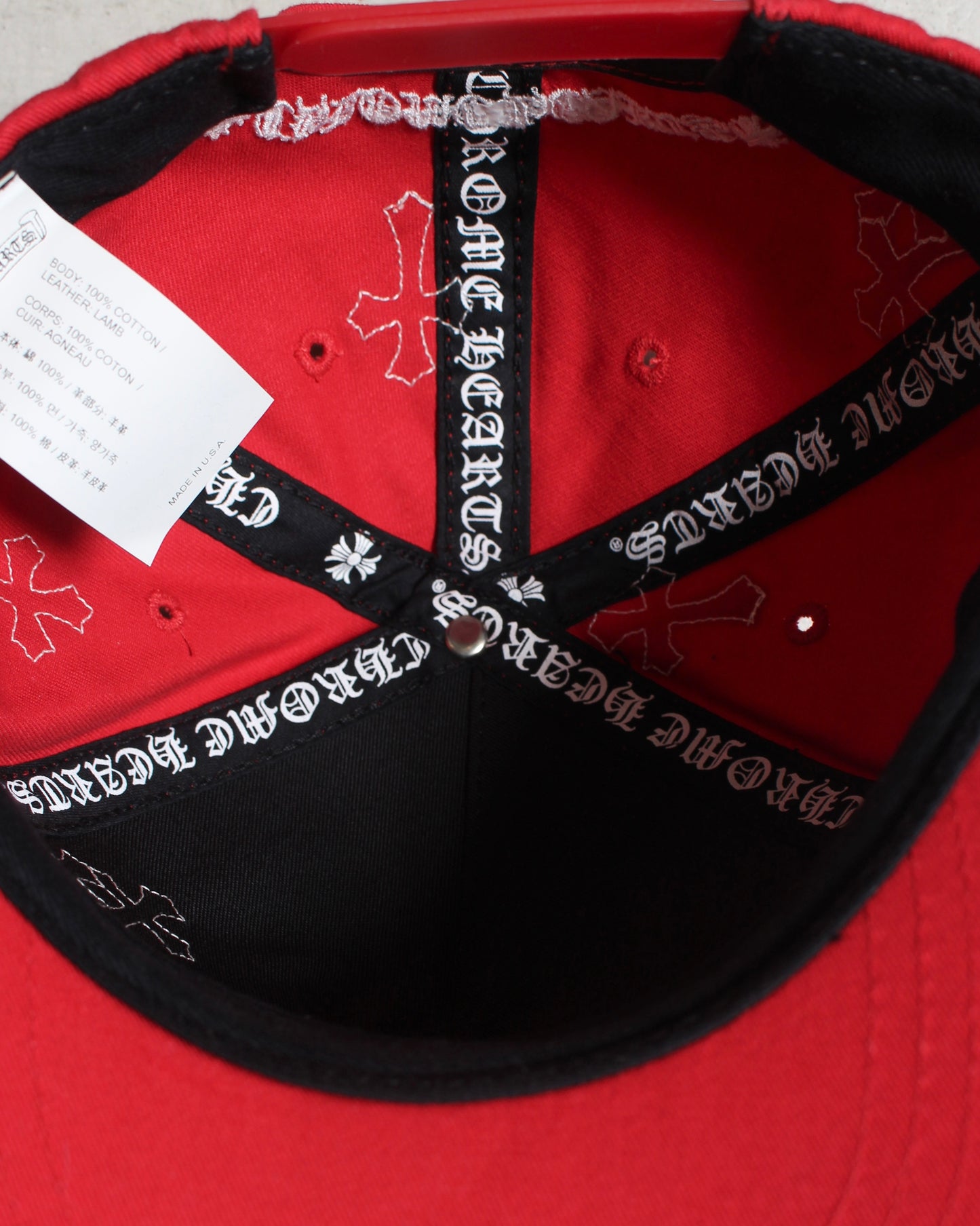 Chrome hearts Cross Patch Baseball Cap