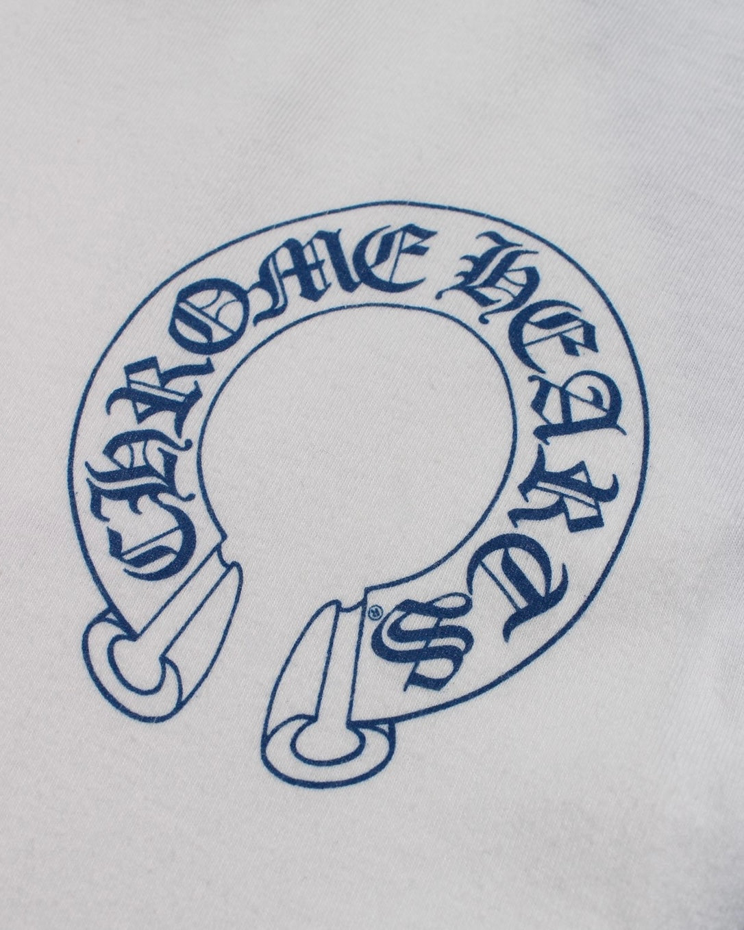 Chrome Hearts Logo Print Horseshoe Raglan Long Sleeve Tee M