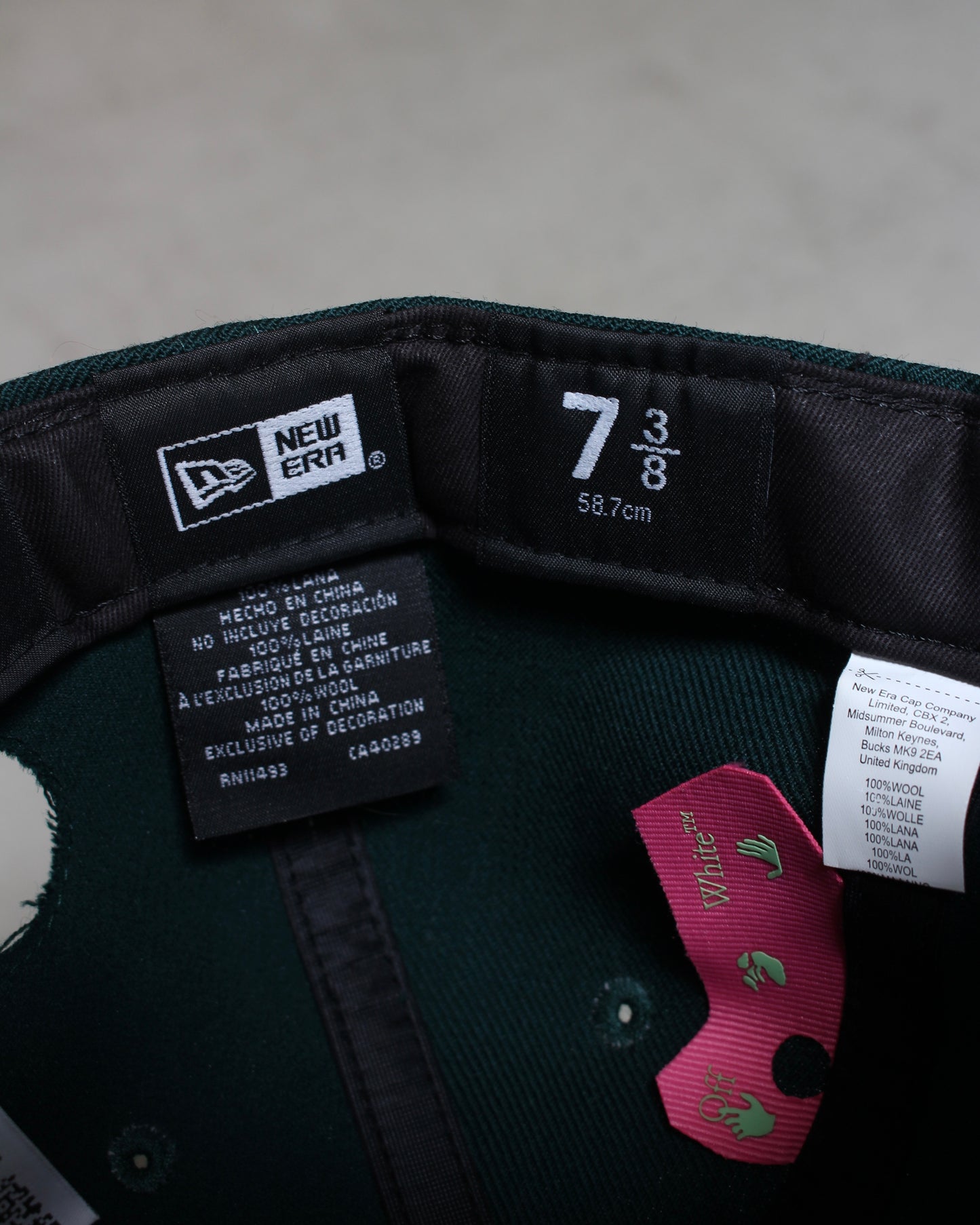 Off-White x Virgil Abloh NewEra MLB Oakland Athletics Cap