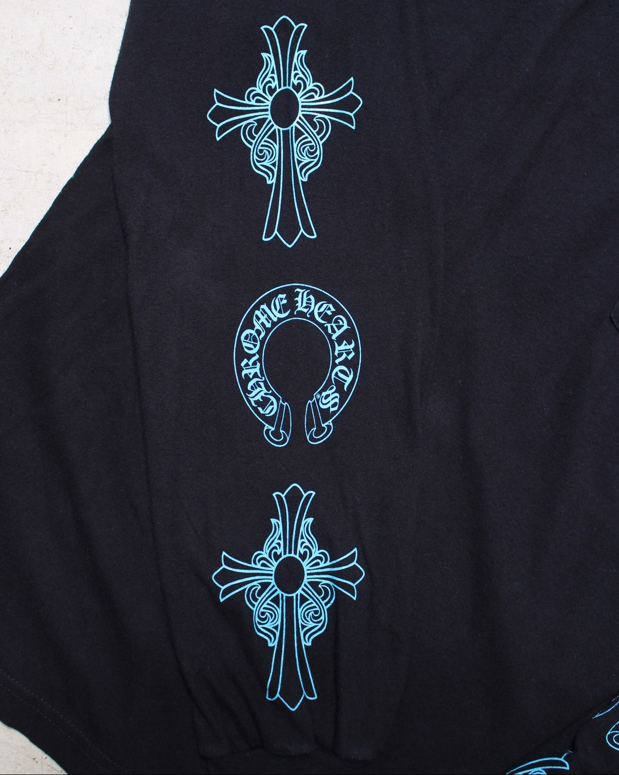 Chrome Hearts triple cross logo tee M