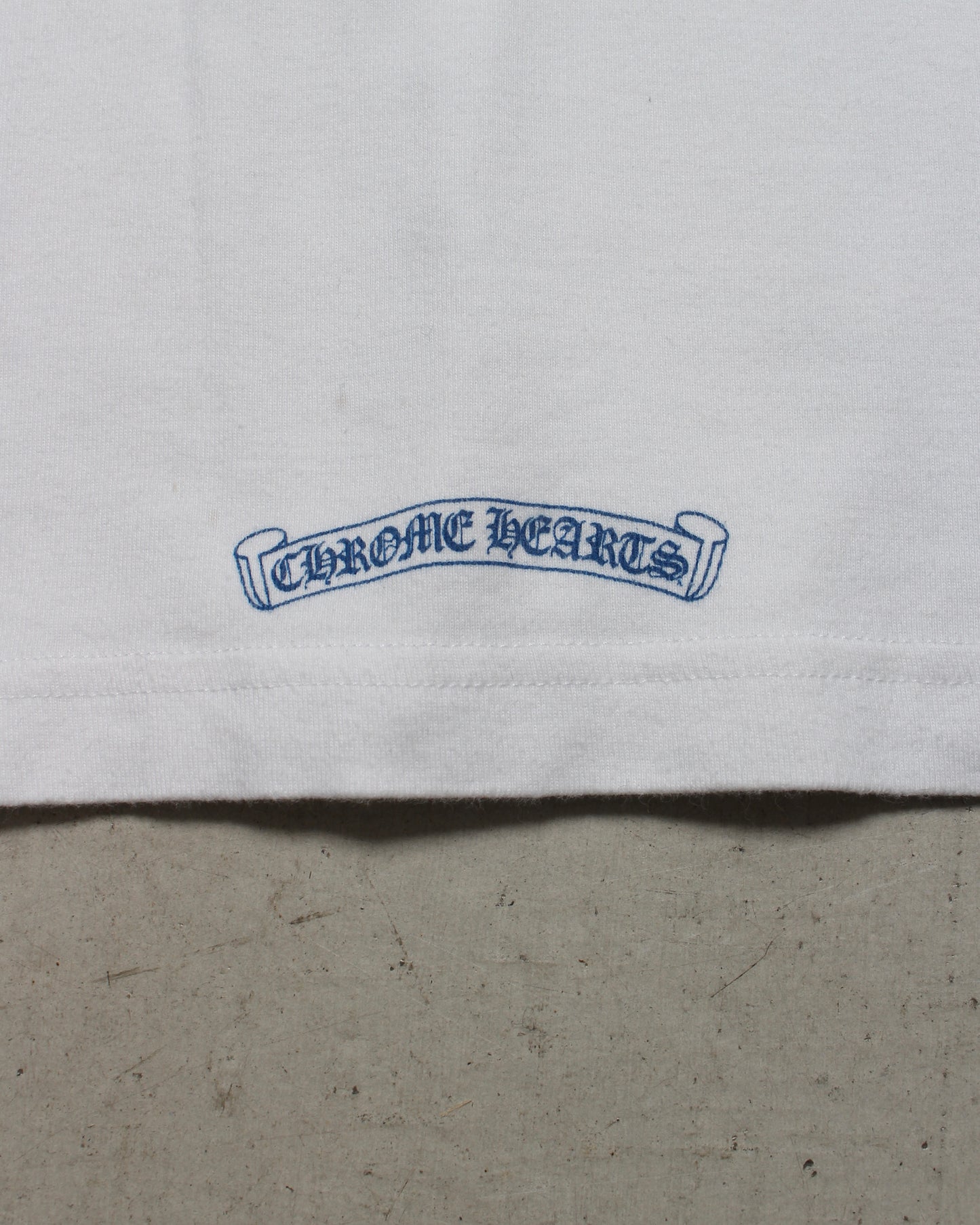 Chrome Hearts Logo Print Horseshoe Raglan Long Sleeve Tee M