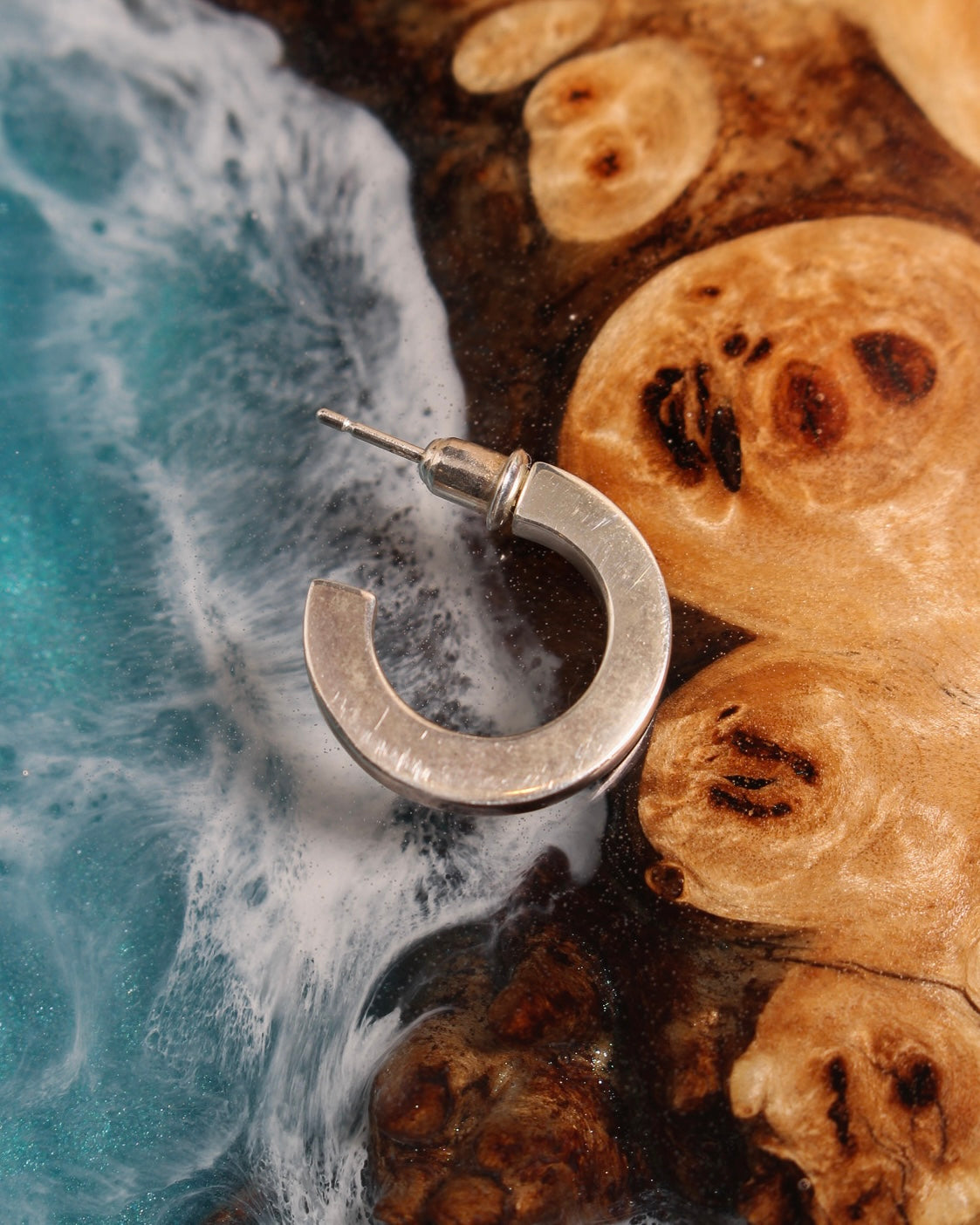 Turquoise Hoop Pierce(Silver925) 【受注期間】2026/5/15 20:00~2026/5/22 23:59