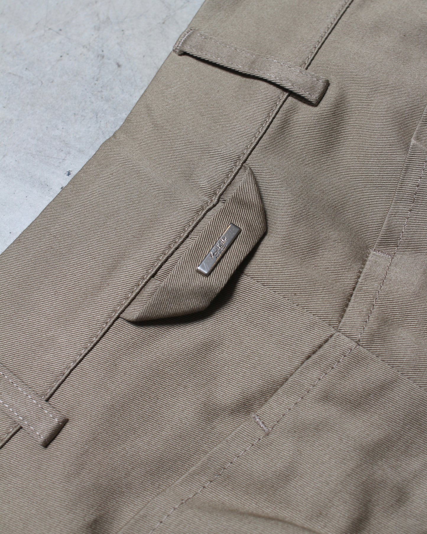 Louis Vuitton モノグラム フロックコットンワークパンツ 44