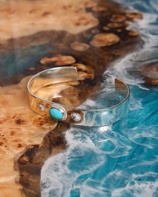 Turquoise Concho Bangle【受注期間】2026/8/13 18:00~2026/8/16 23:59