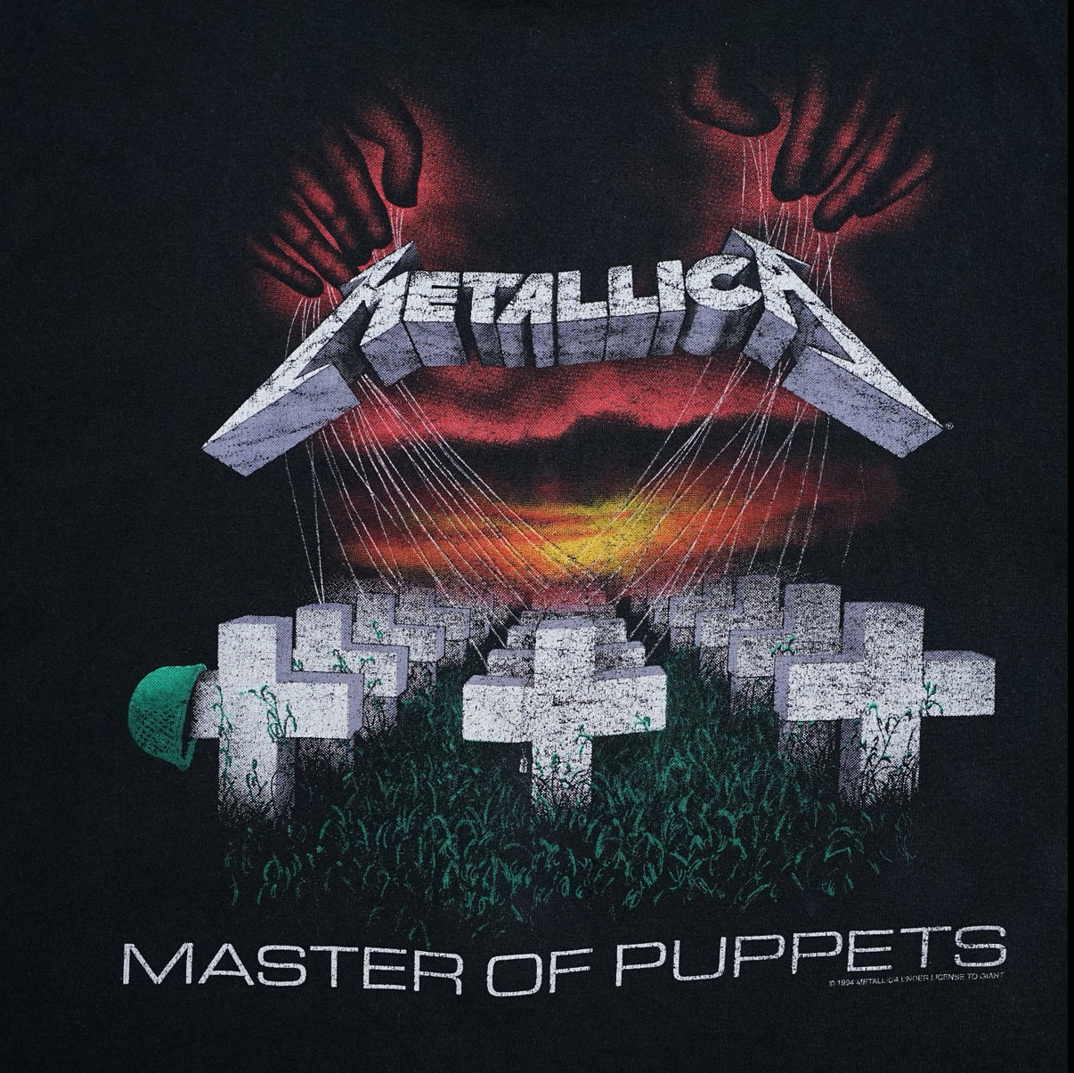 METALLICA 1994 MASTER OF PUPPETS giant by anvil XL (rb_008)
