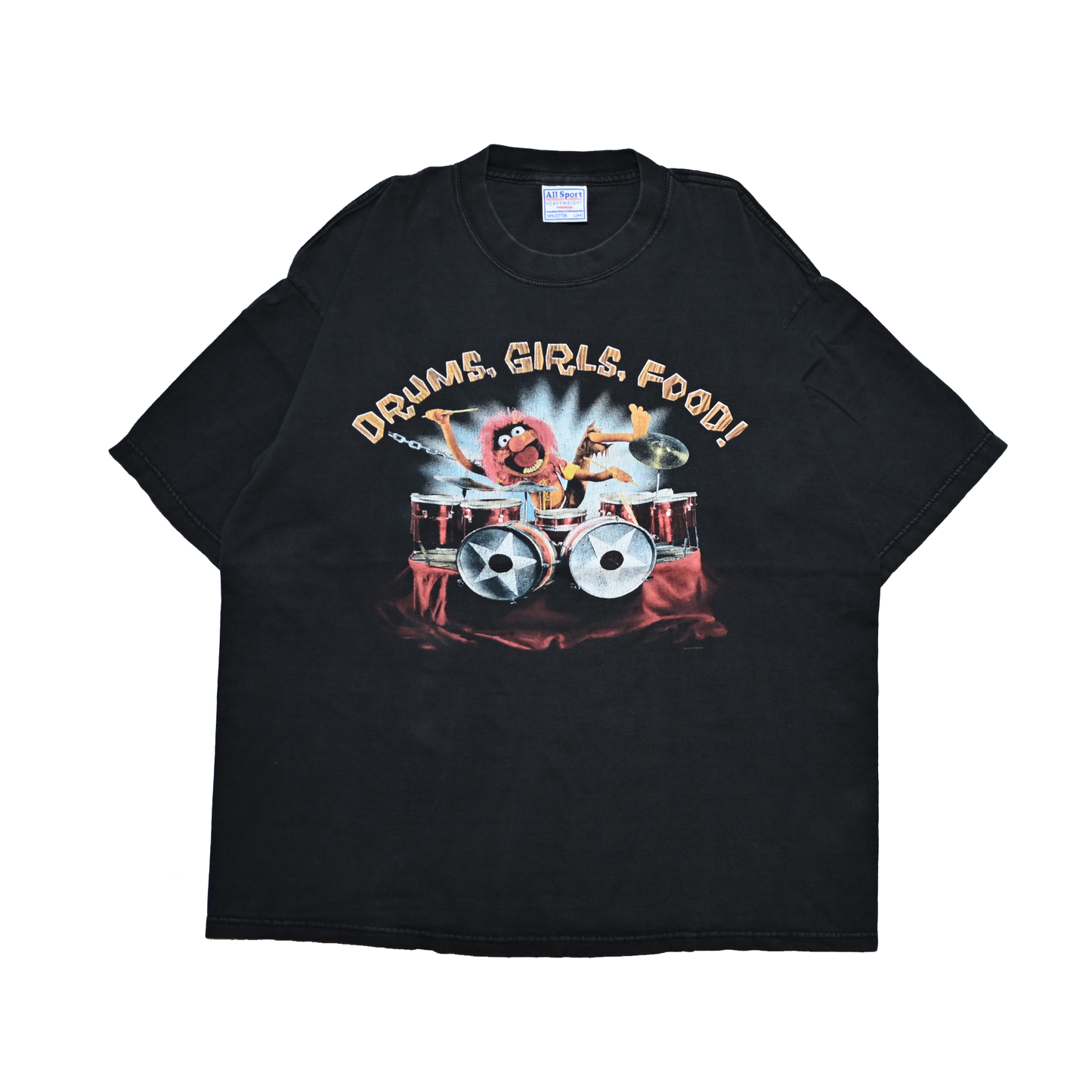 SESAME STREET DRUMS GIRLS FOOD ALLSPORTS LARGE (n_1105)