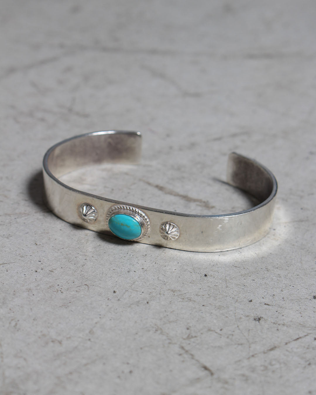 Turquoise Concho Bangle