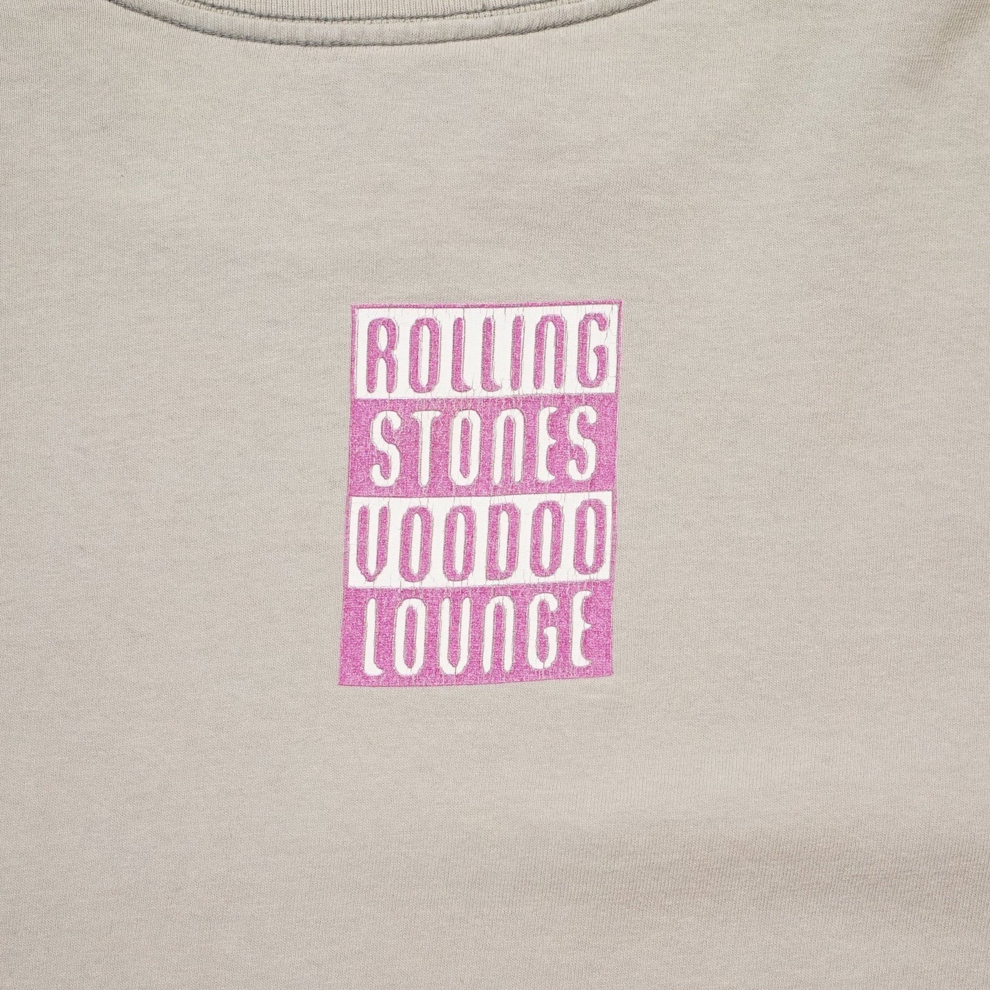 ROLLING STONES PURPLE LIP SPIKE TONGUE VOODOO LOUNGE CHARCOAL BROCKUM LARGE（b_001）