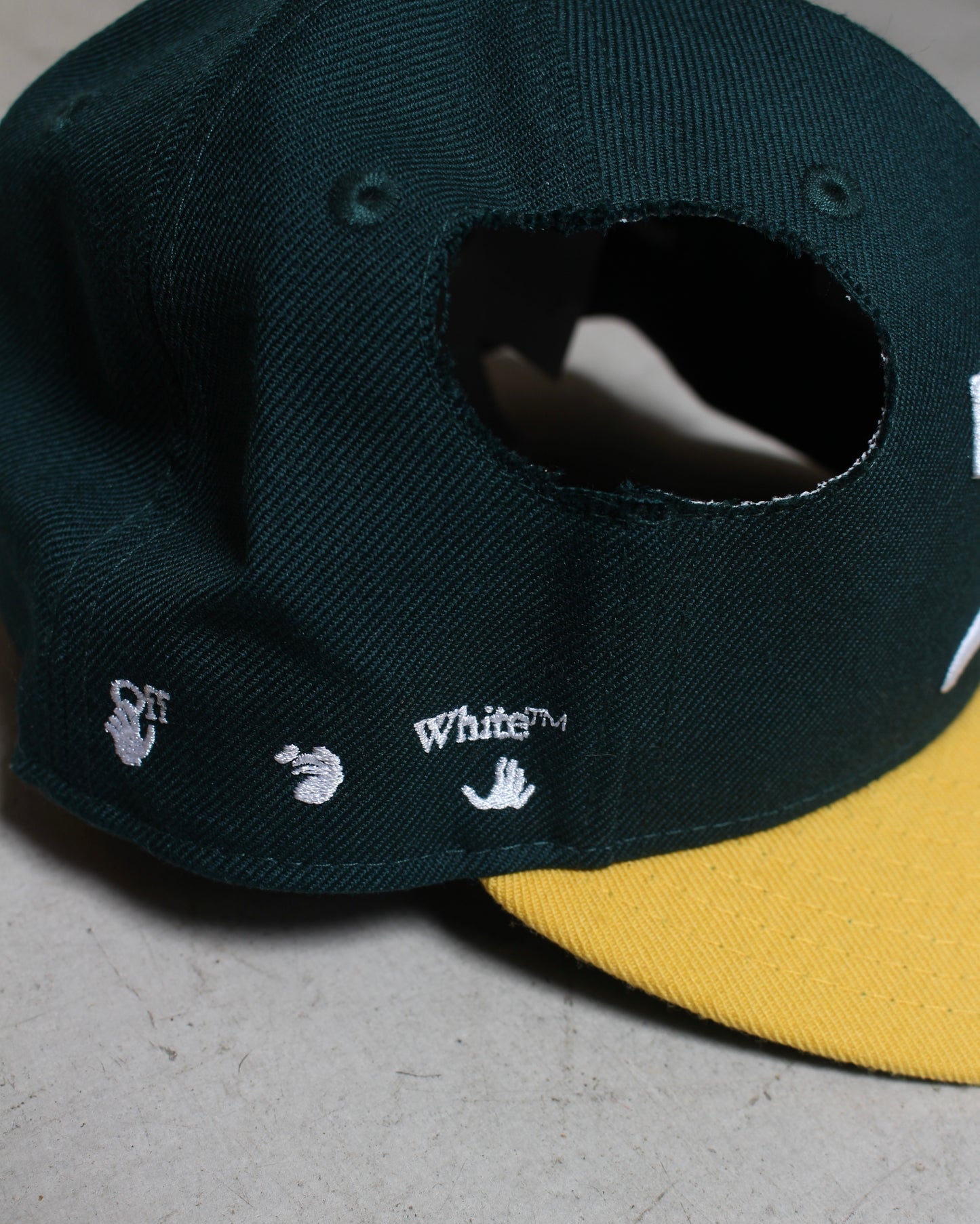 Off-White x Virgil Abloh NewEra MLB Oakland Athletics Cap