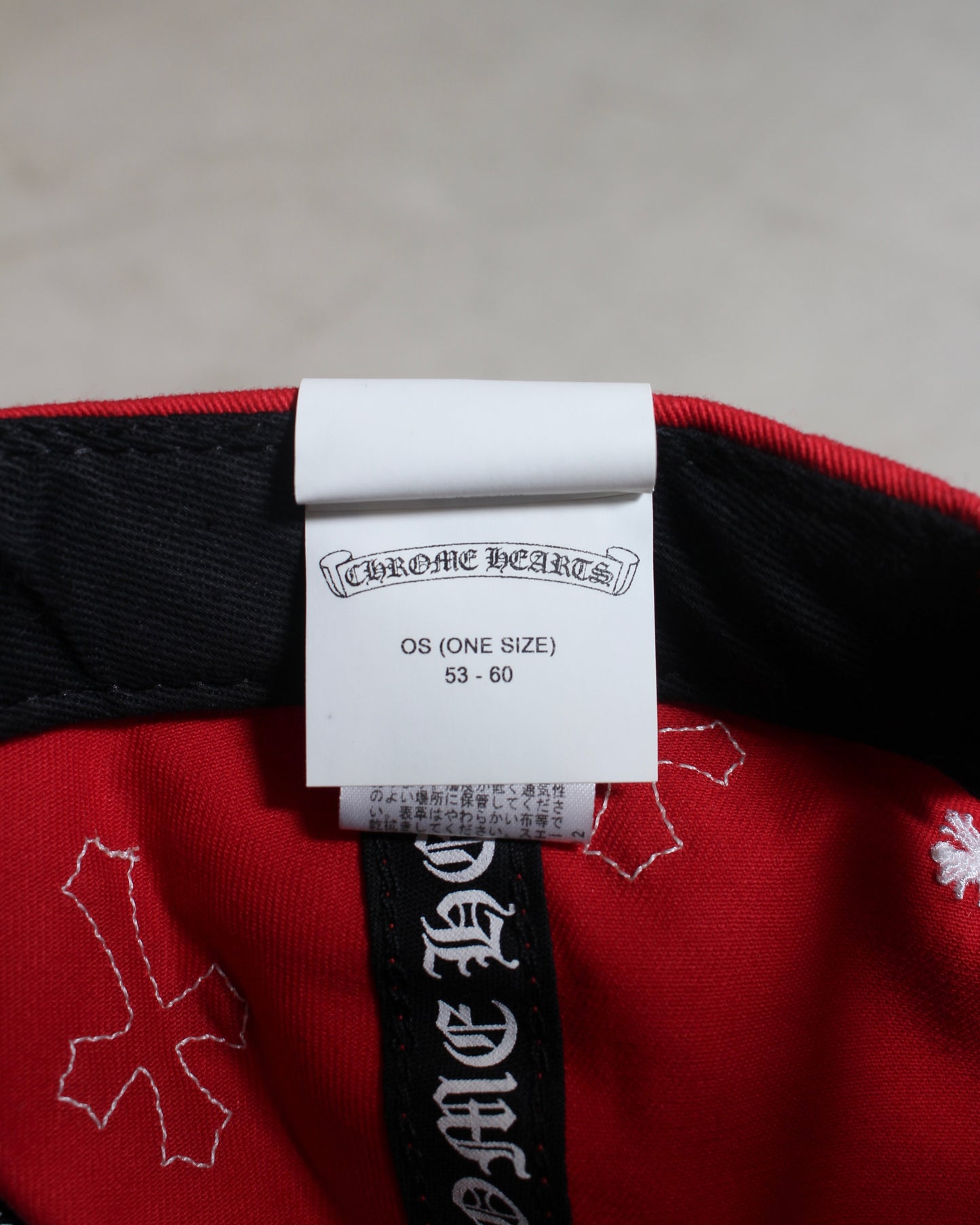 Chrome hearts Cross Patch Baseball Cap