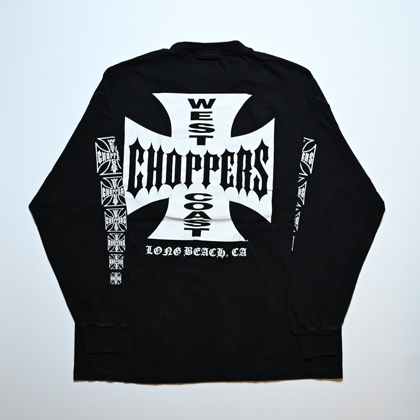 WEST COAST CHOPPERS IRON CROSS LONG BEACH, LA LS ORIGINAL XL (b_1113)