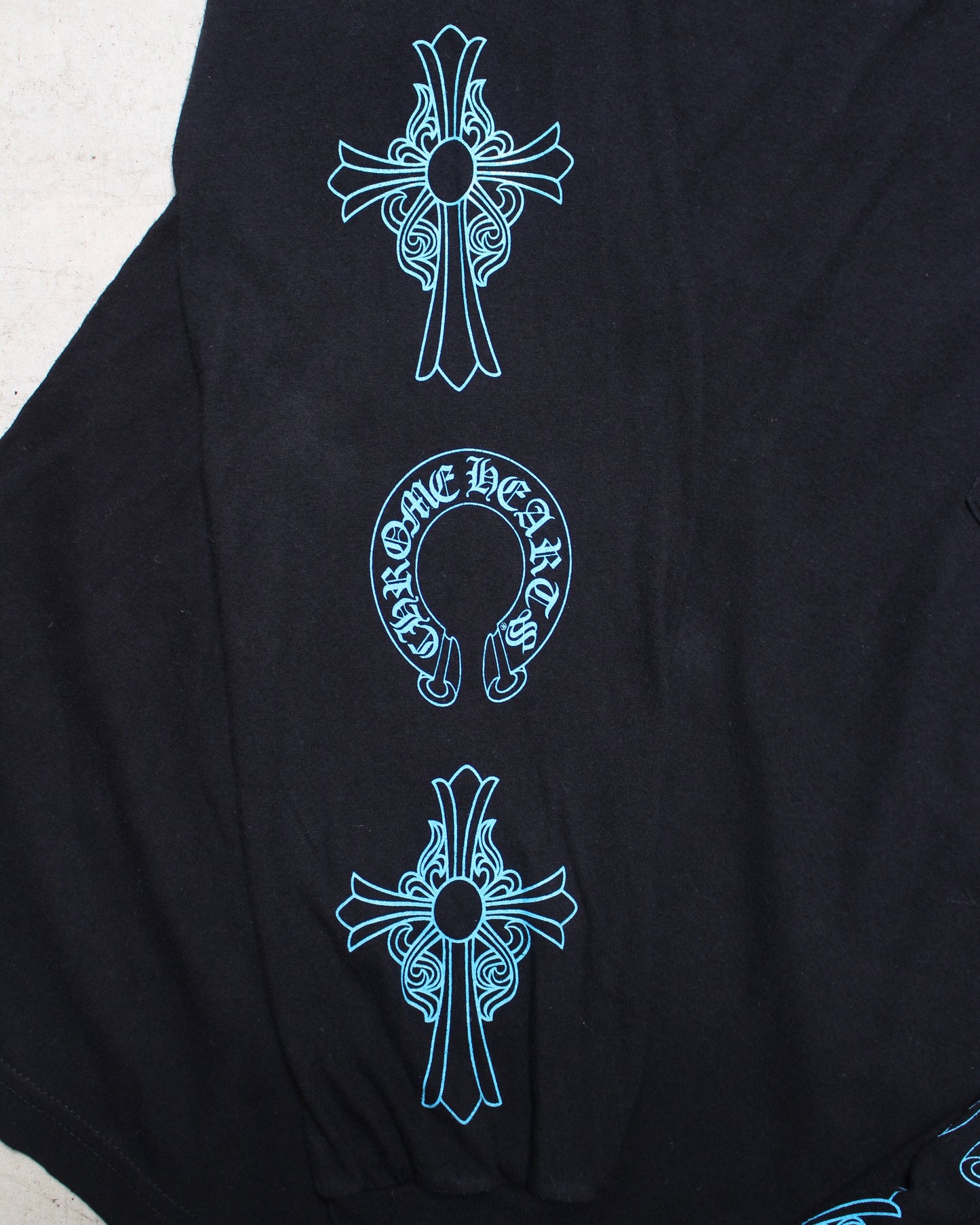 Chrome Hearts triple cross logo tee M