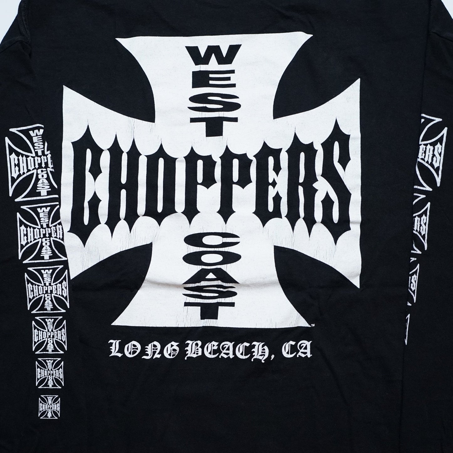 WEST COAST CHOPPERS IRON CROSS LONG BEACH, LA LS ORIGINAL XL (b_1113)