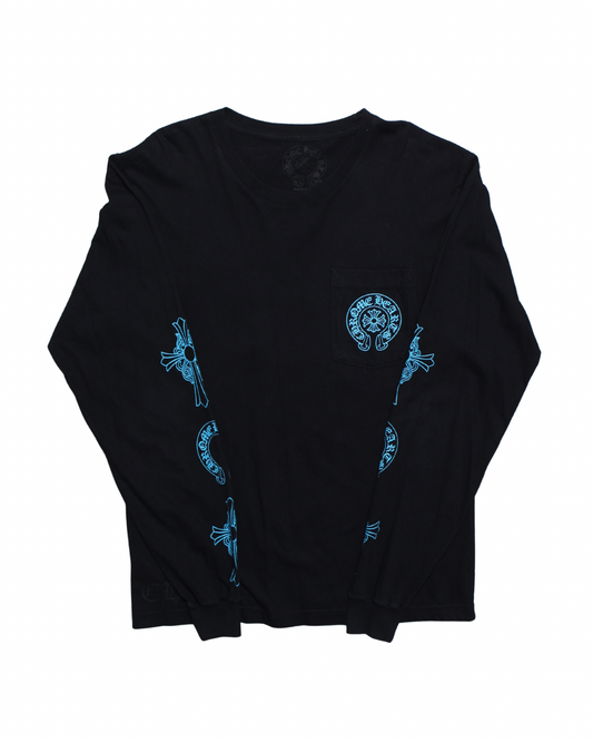 Chrome Hearts triple cross logo tee M