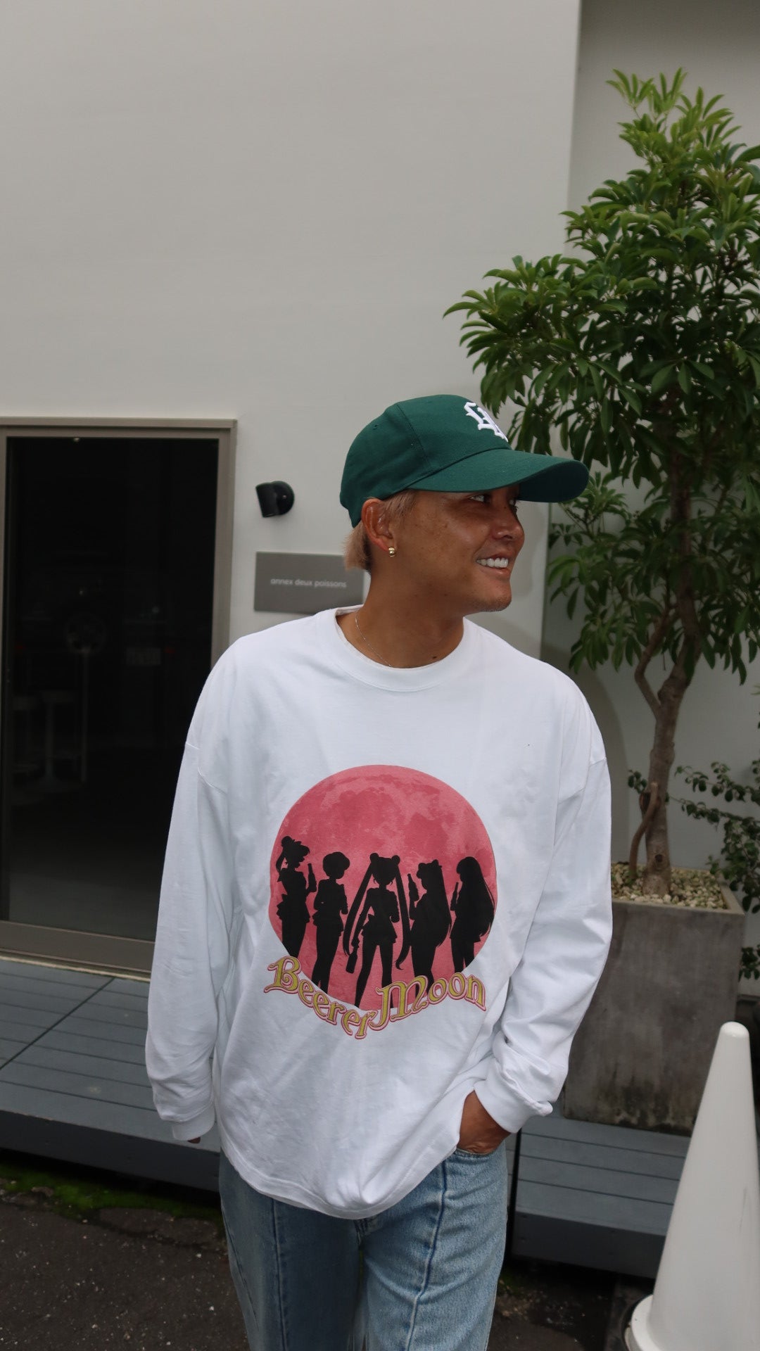 Beerer Moon long sleeve tee  【受注生産】11/8(土)12:00~11/9(日)23:59