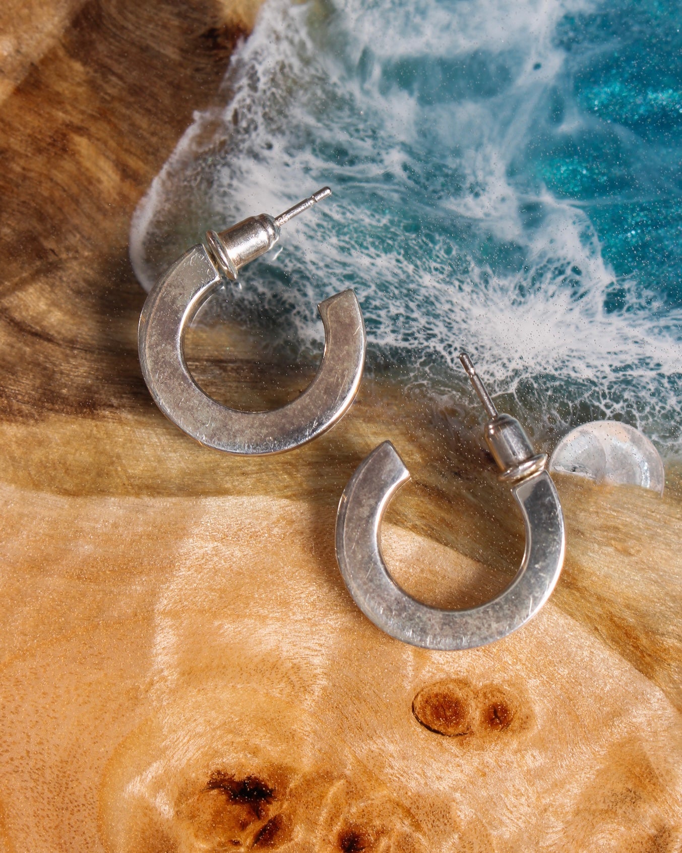 Turquoise Hoop Pierce(Silver925) 【受注期間】2026/5/15 20:00~2026/5/22 23:59