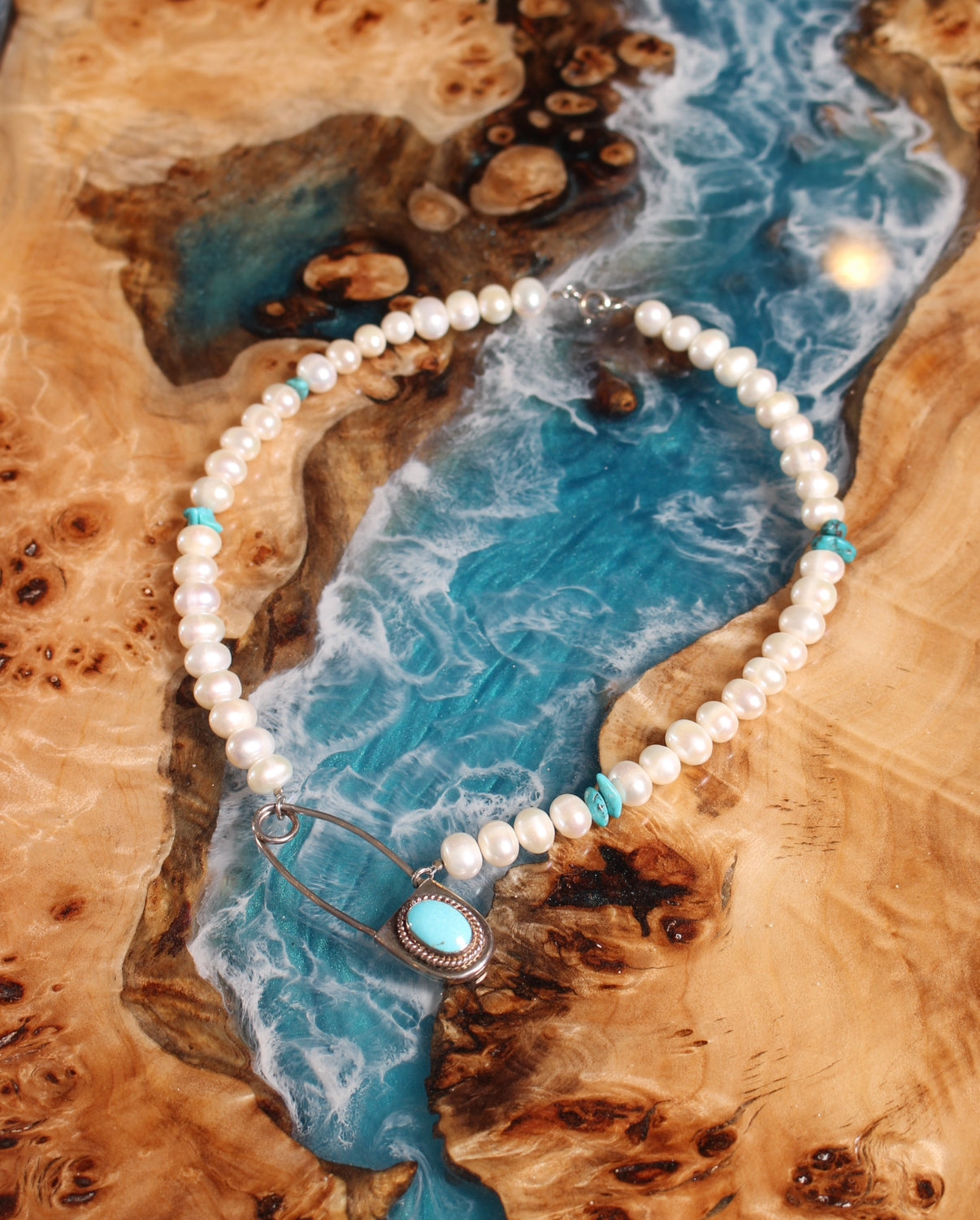 Pearl Pin Necklace【受注期間】2/14(土)12:00〜2/20(金)23:59