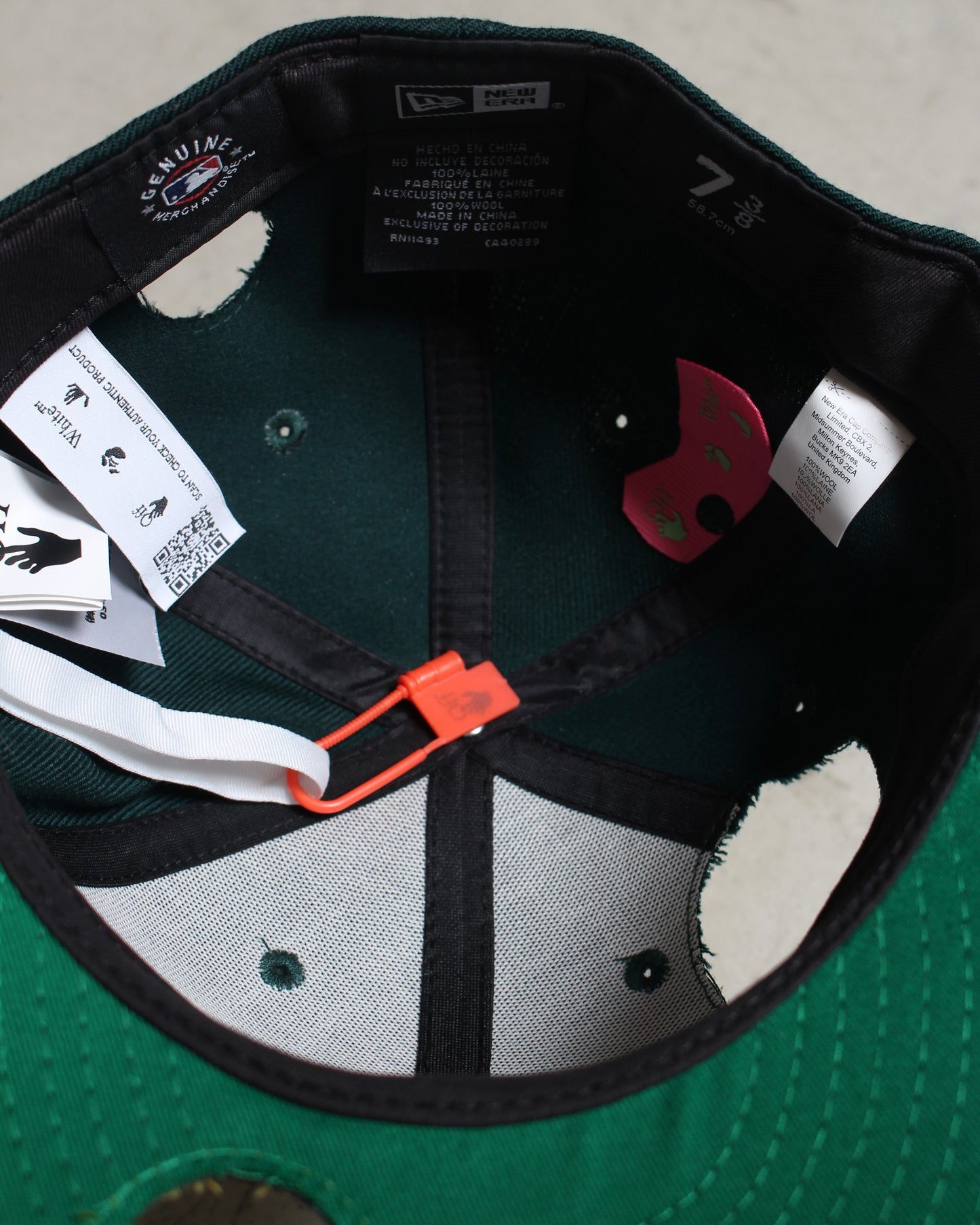 Off-White x Virgil Abloh NewEra MLB Oakland Athletics Cap