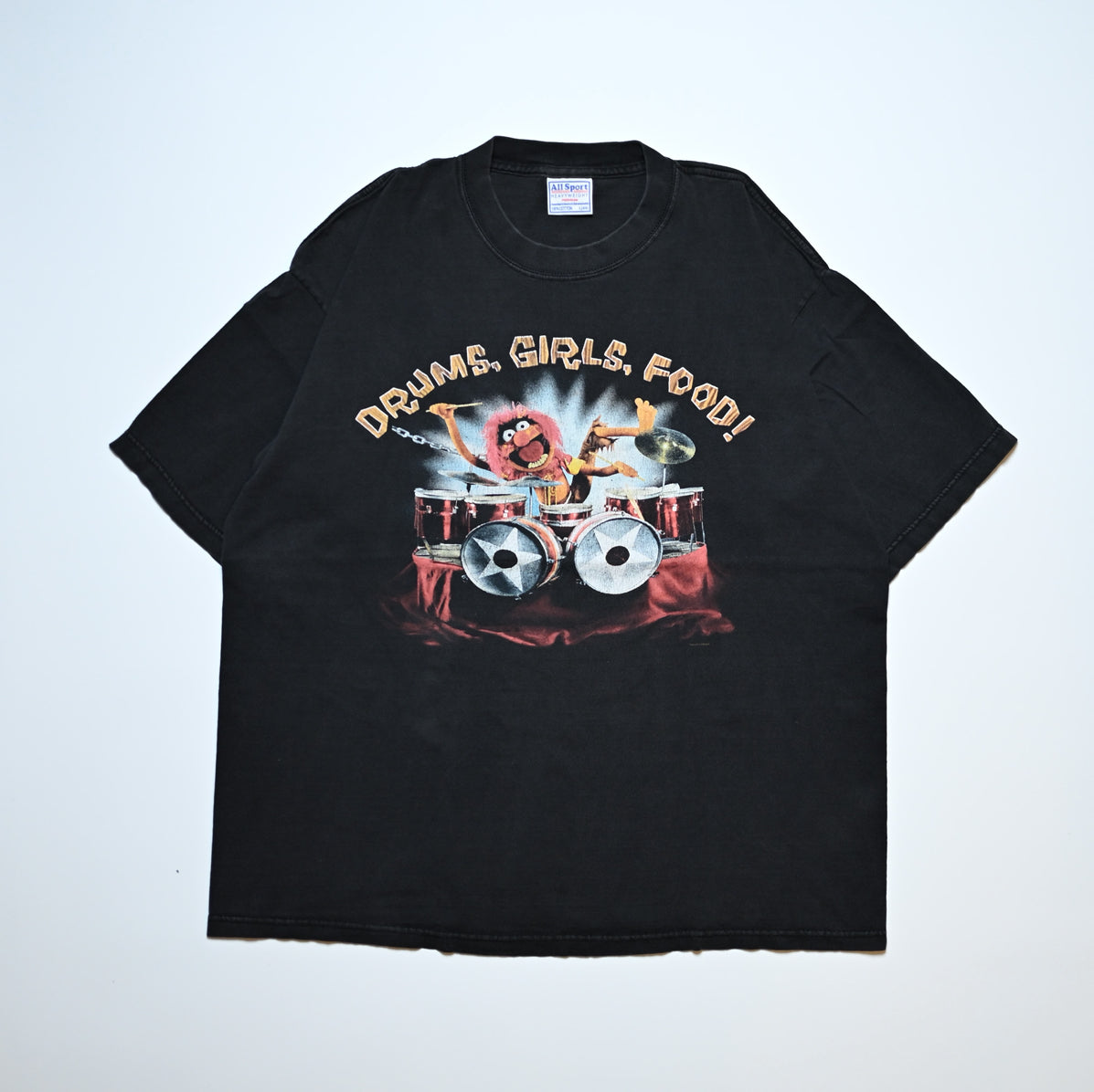 SESAME STREET DRUMS GIRLS FOOD ALLSPORTS LARGE (n_1105)